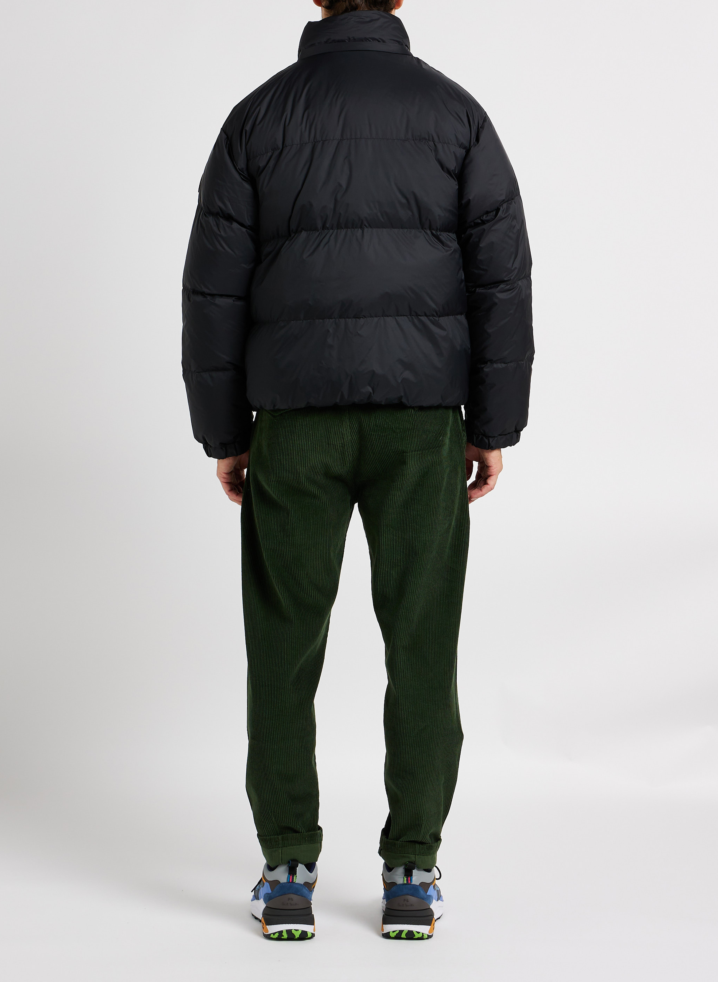 Gerade geschnittene Steppjacke mit Stehkragen GERTRUDE Schwarz