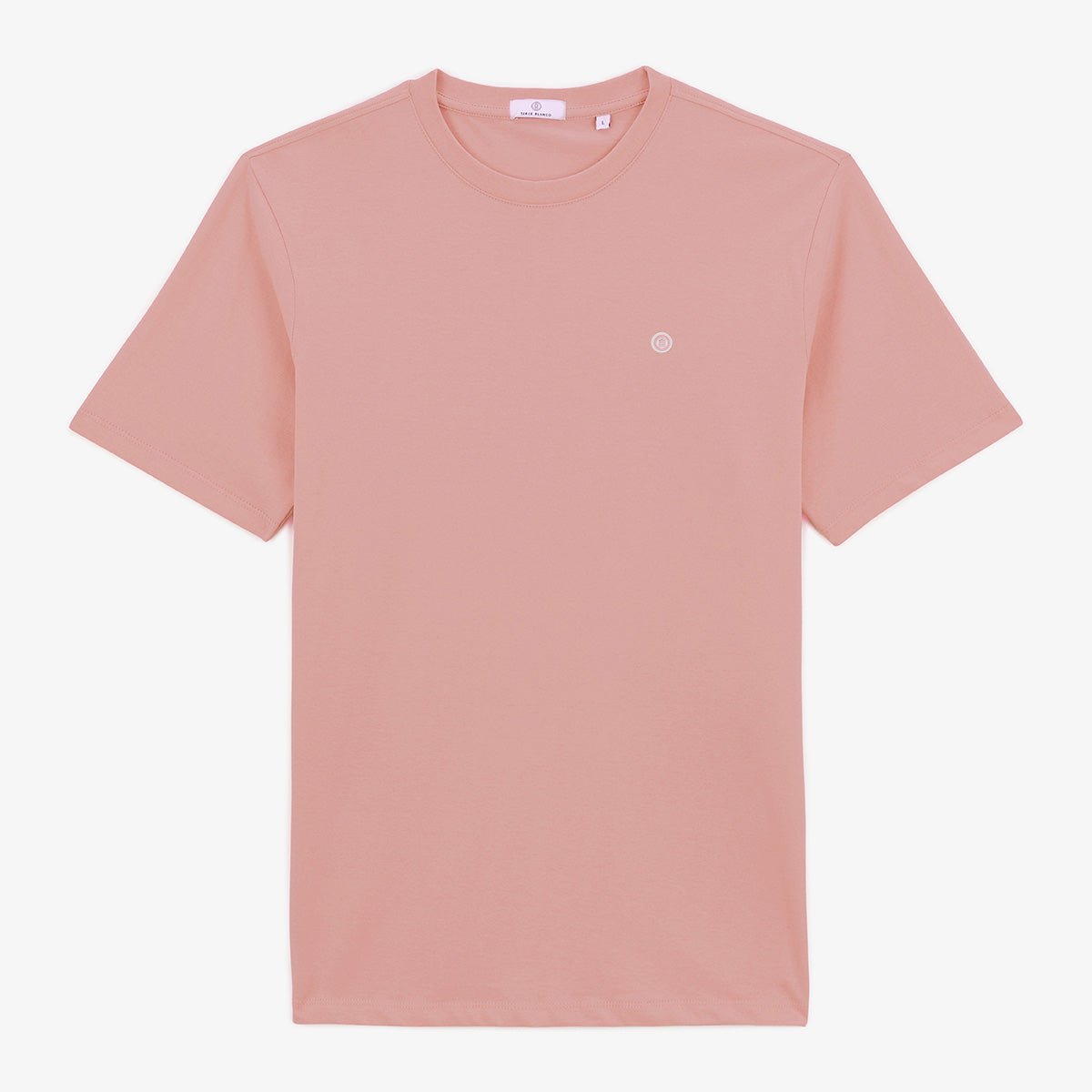 Round-neck cotton T-shirt SERGE BLANCO Pink