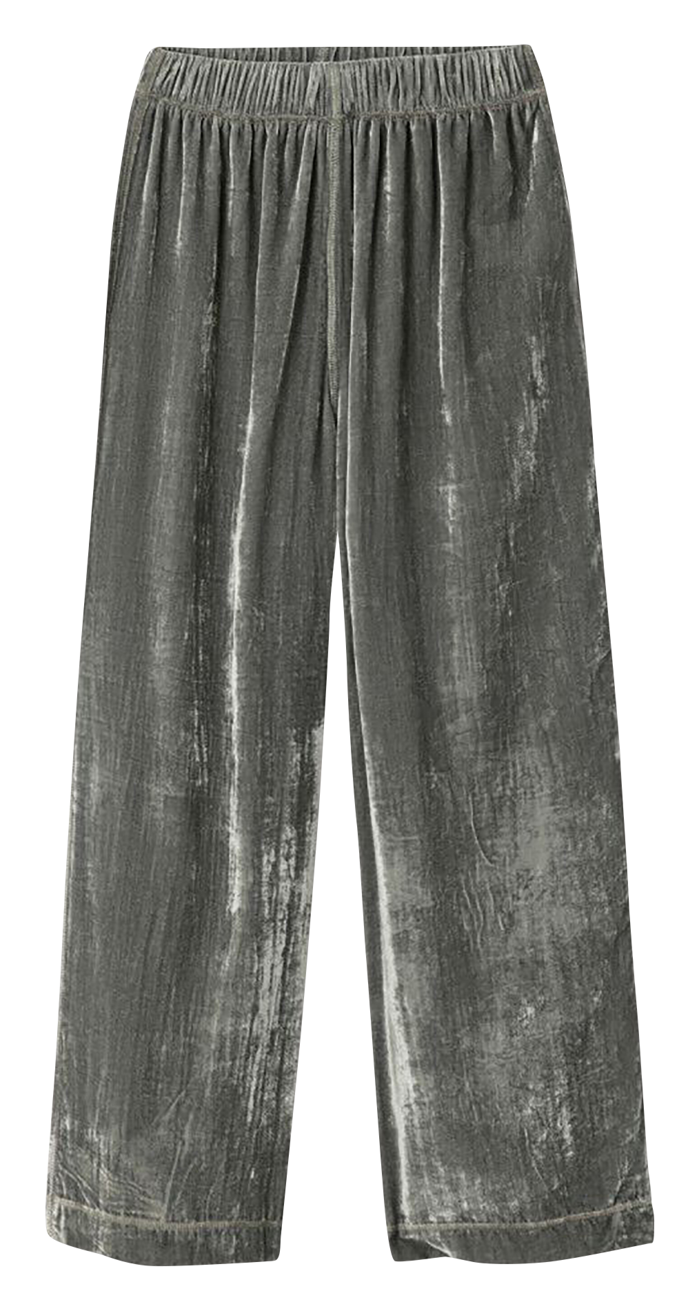 Grote joggingbroek in effen fluweel AMERICAN VINTAGE