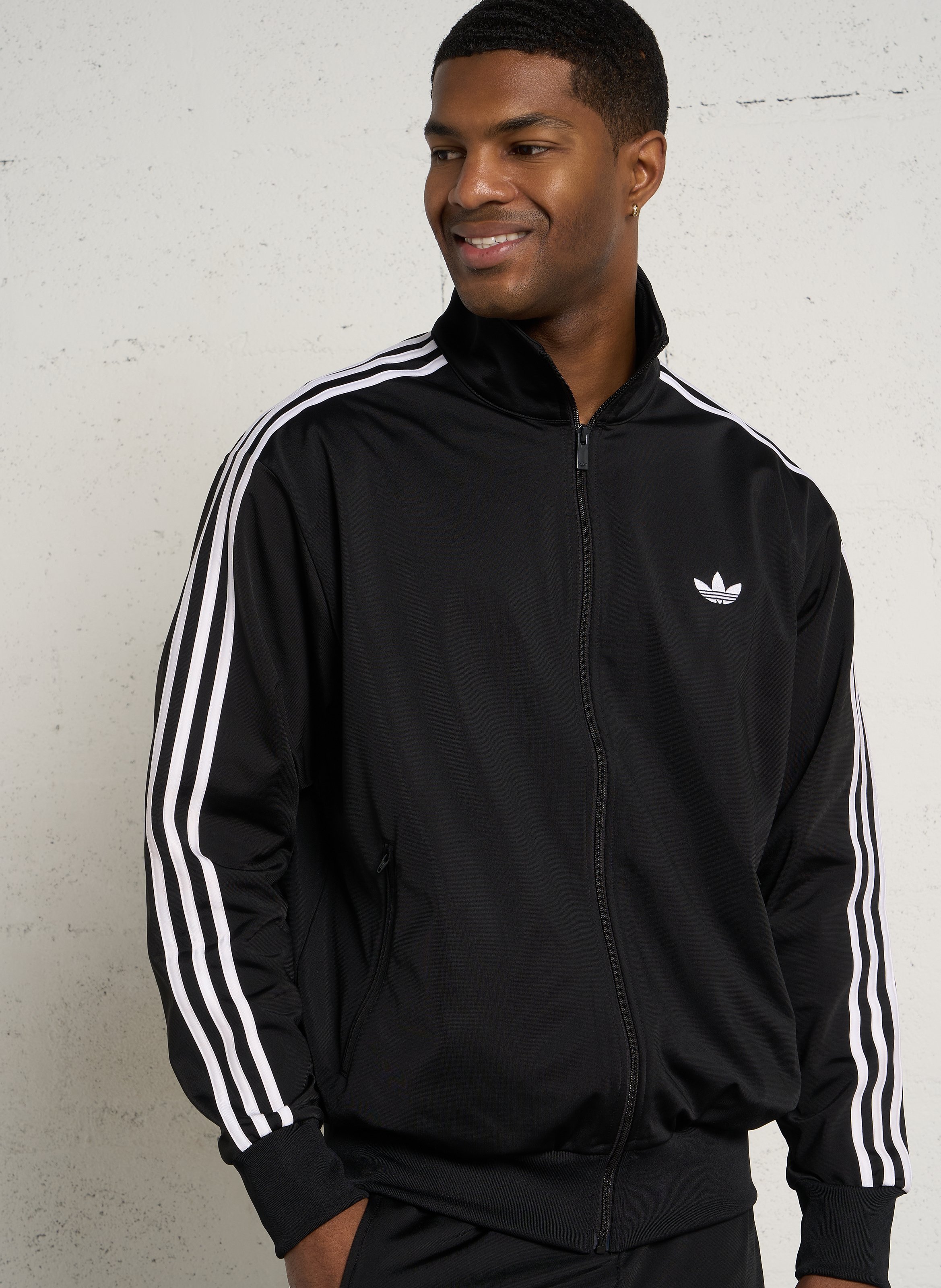 Jacke mit Stehkragen ADIDAS Schwarz