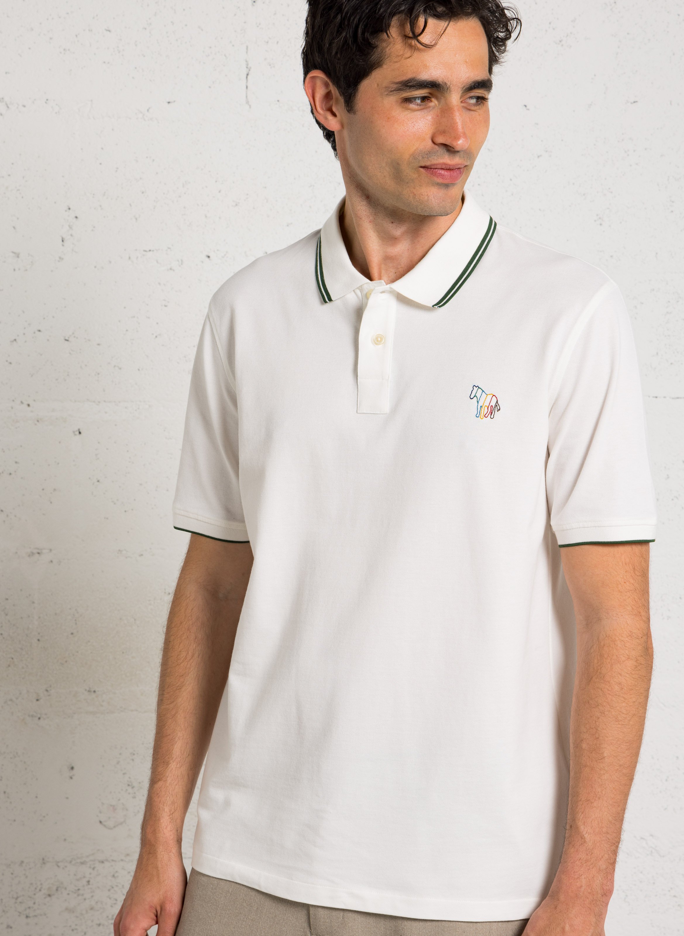 Short-sleeved polo with embroidery PAUL SMITH
