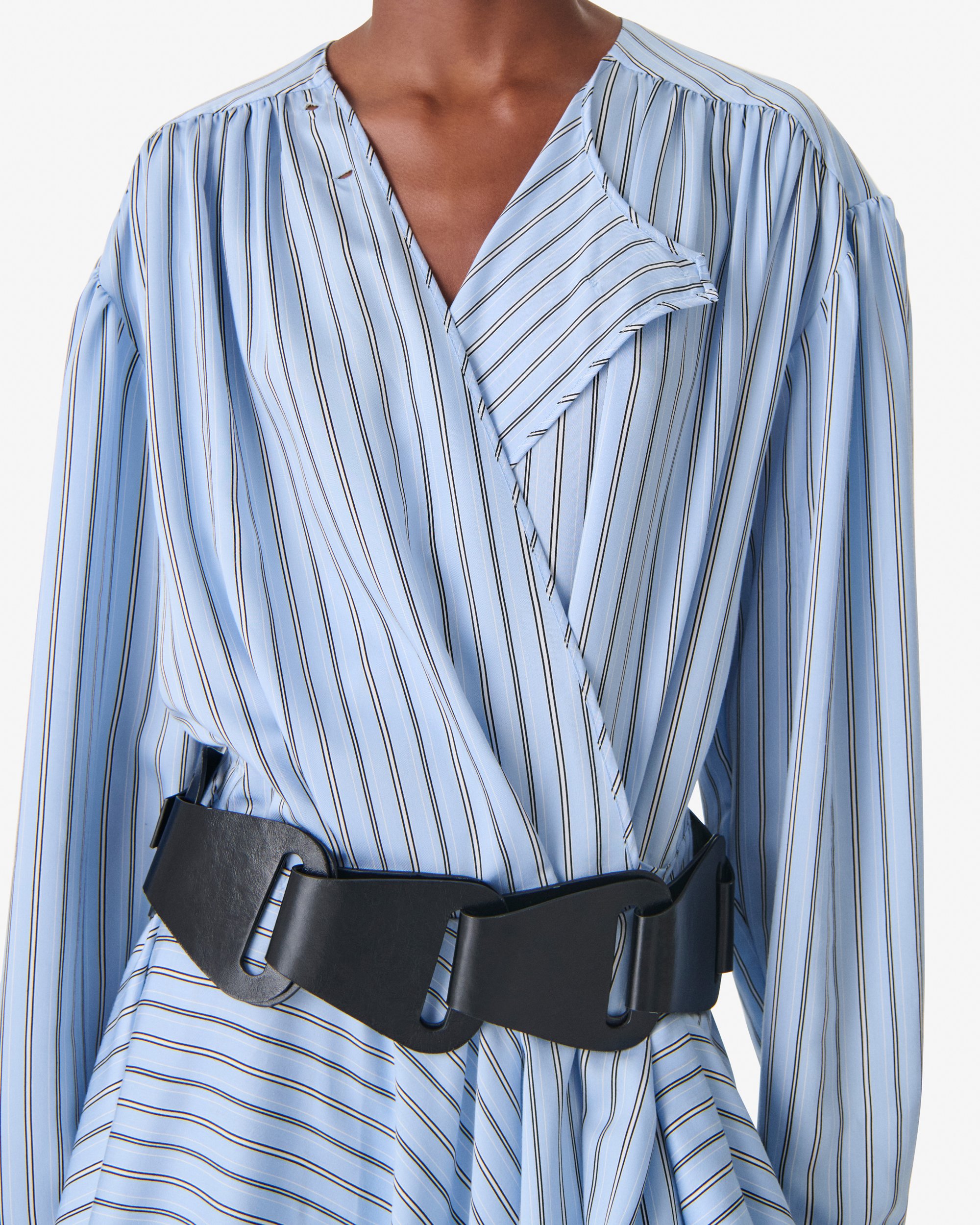 Bluestar wide leather belt IRO Black