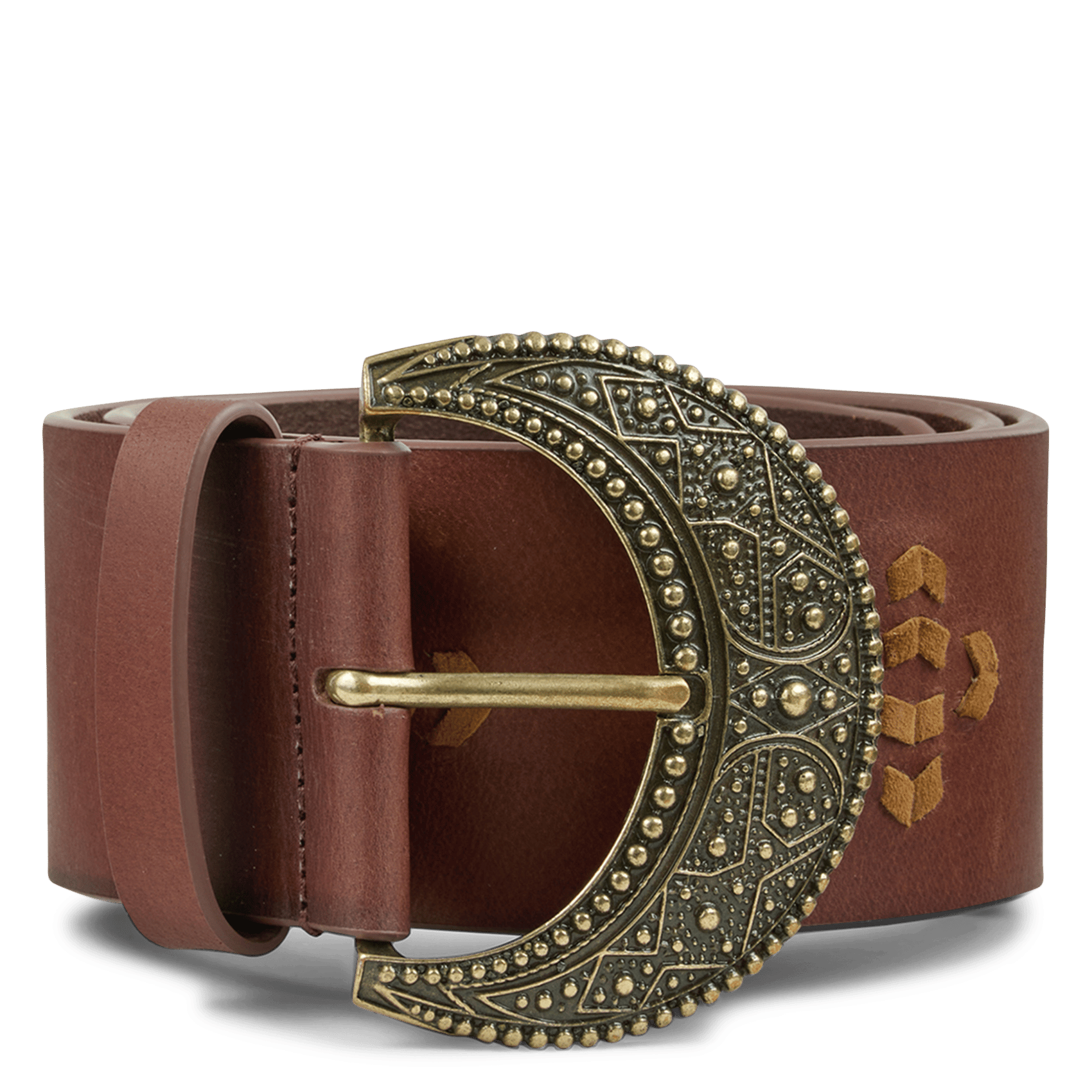 Ceinture à boucle BA&SH Marron