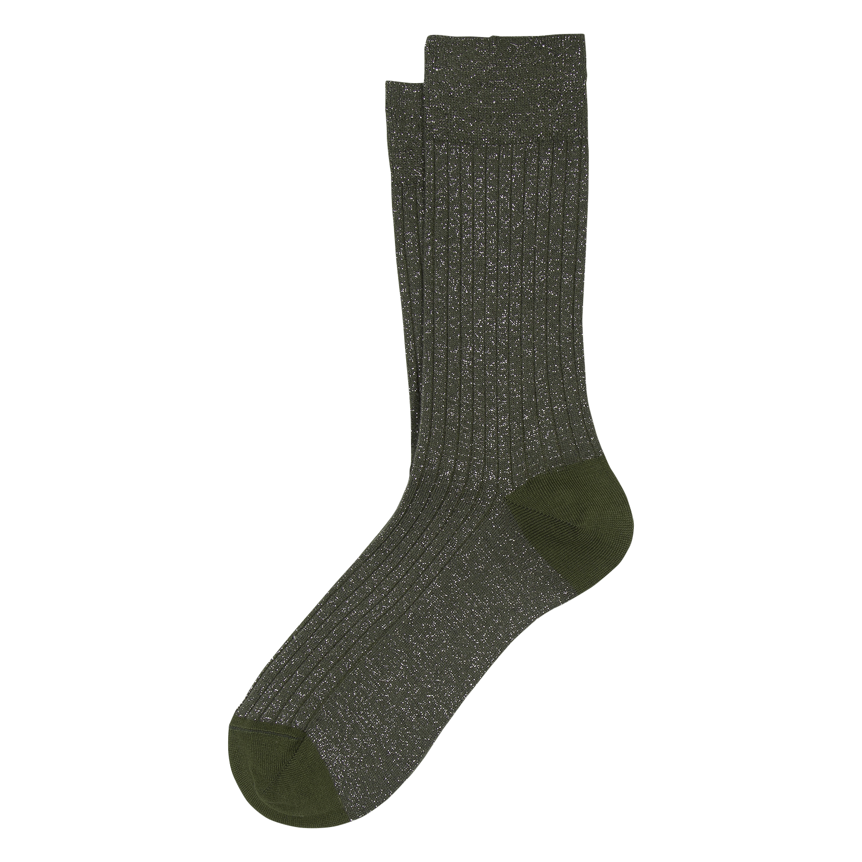 Hoge glinsterende sokken CHERRY Military 2