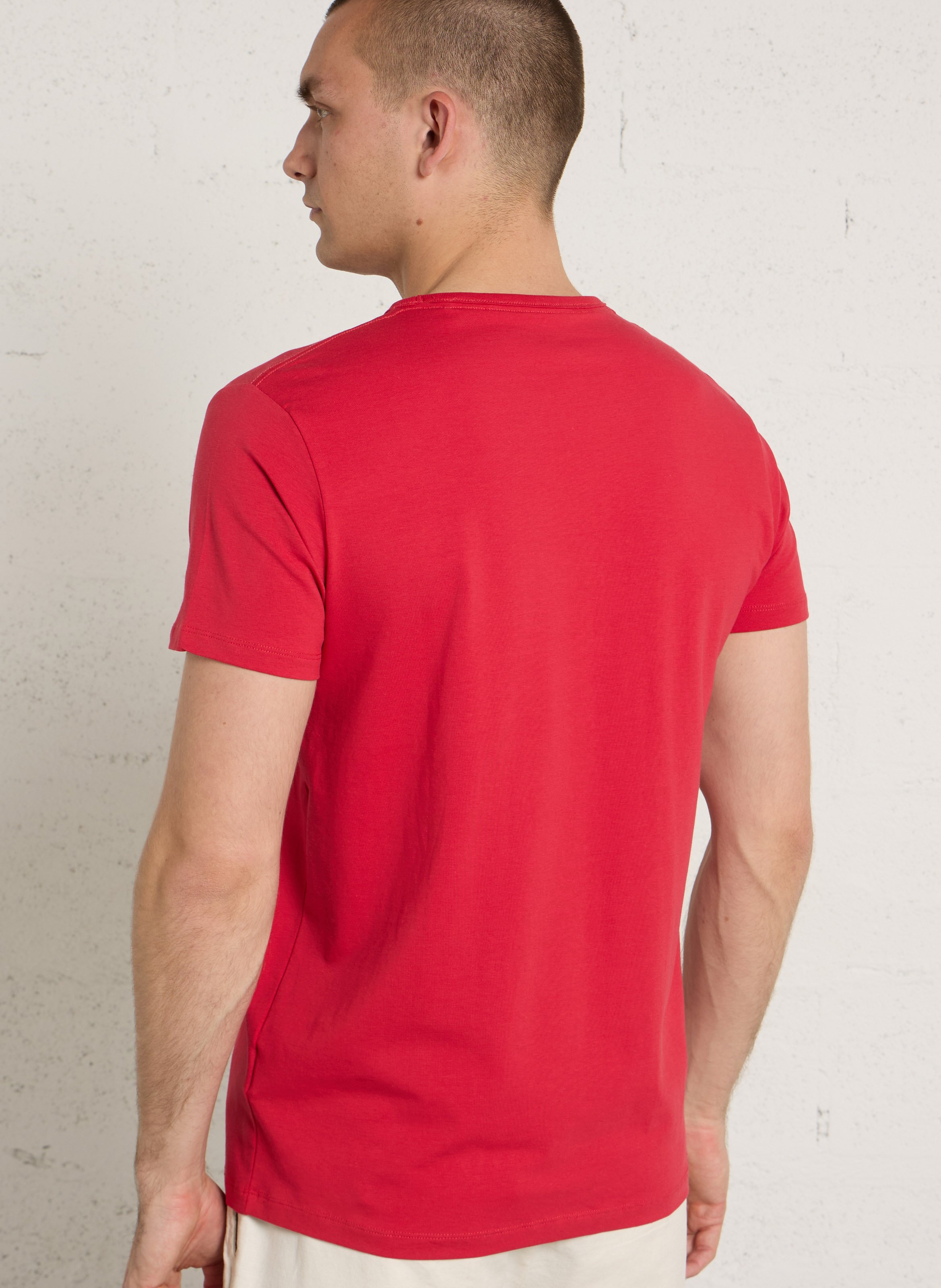 Cotton T-shirt PEPE JEANS Red