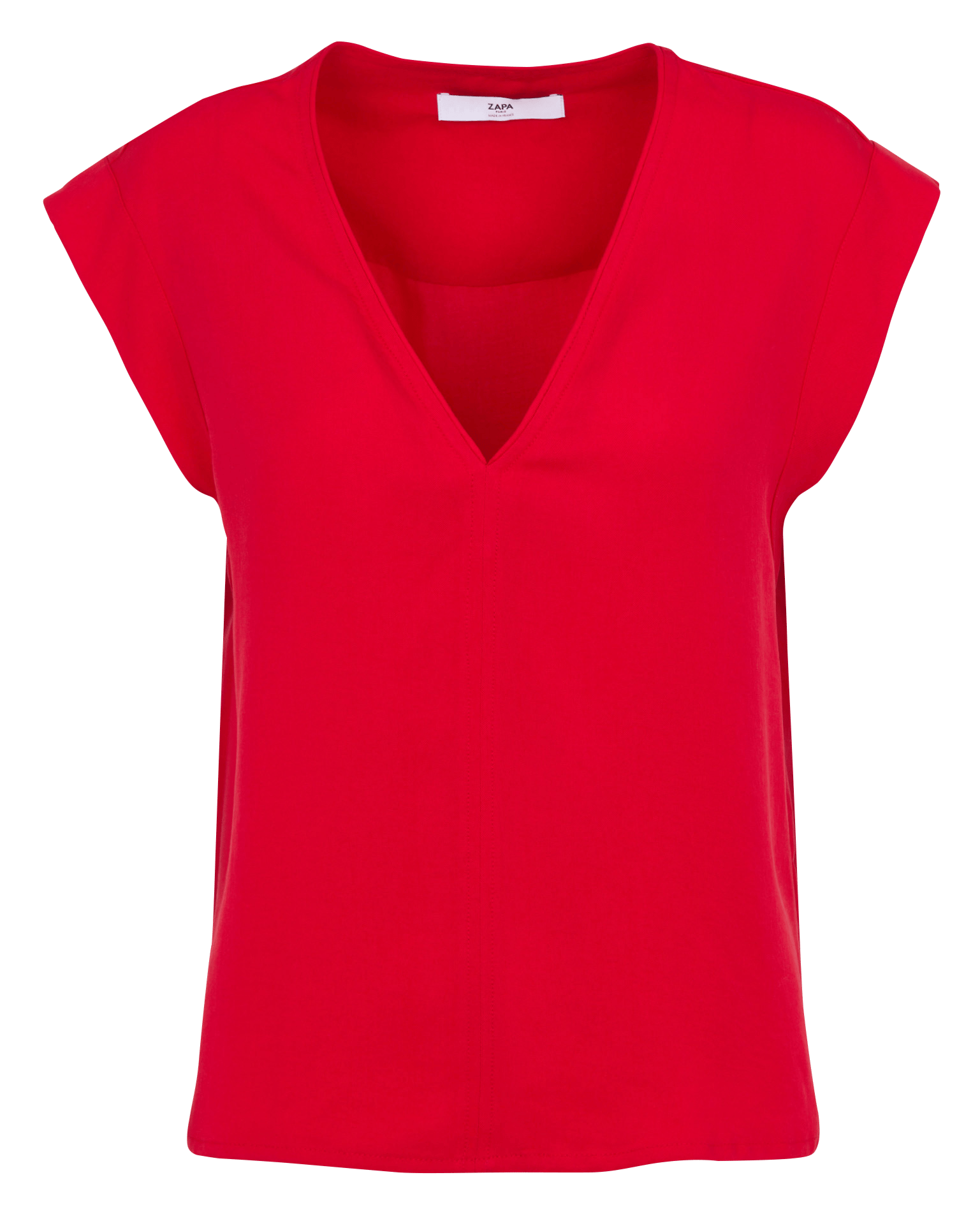 Top col v  ZAPA Rouge