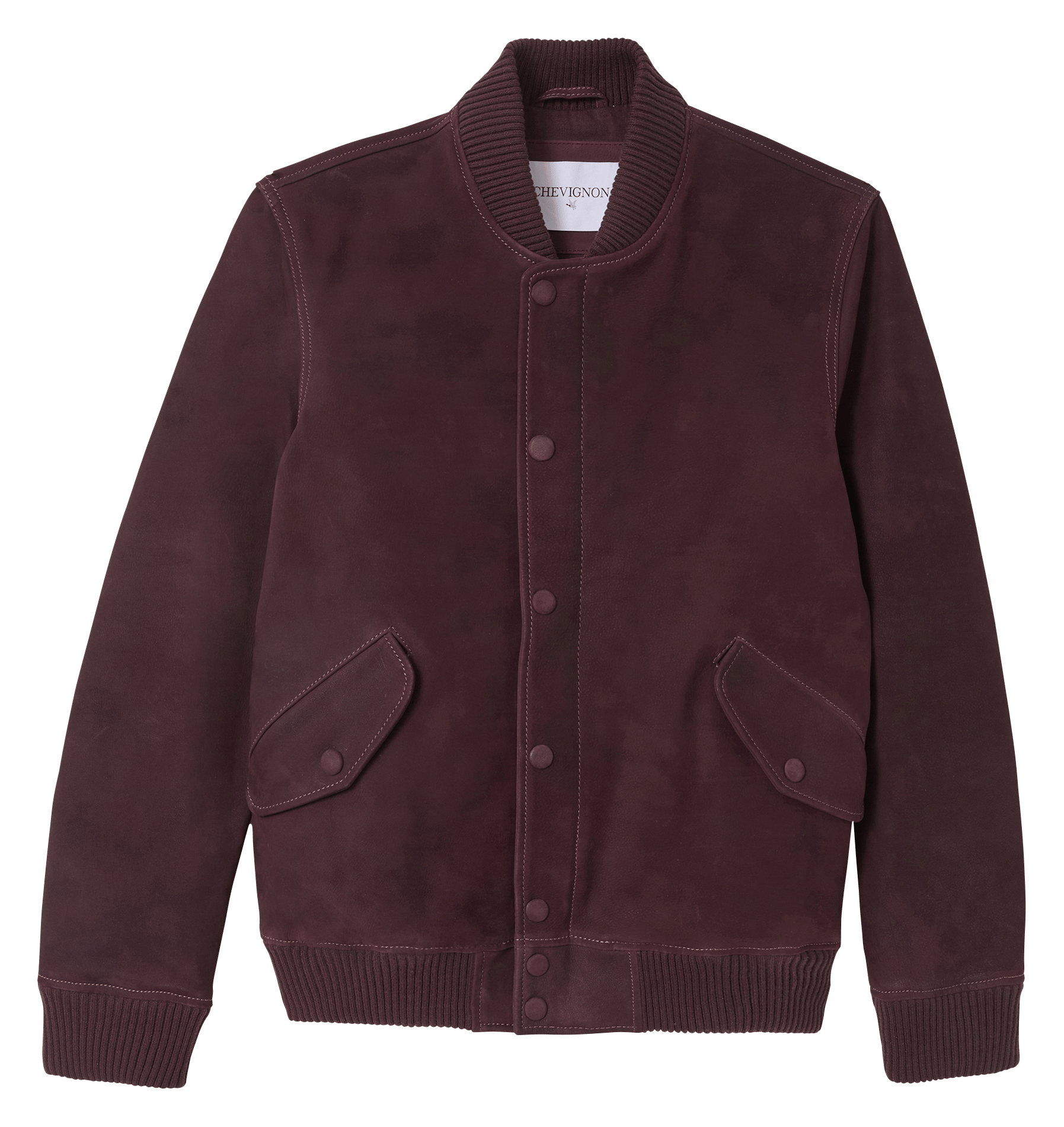 Veste oversize en cuir CHEVIGNON Violet