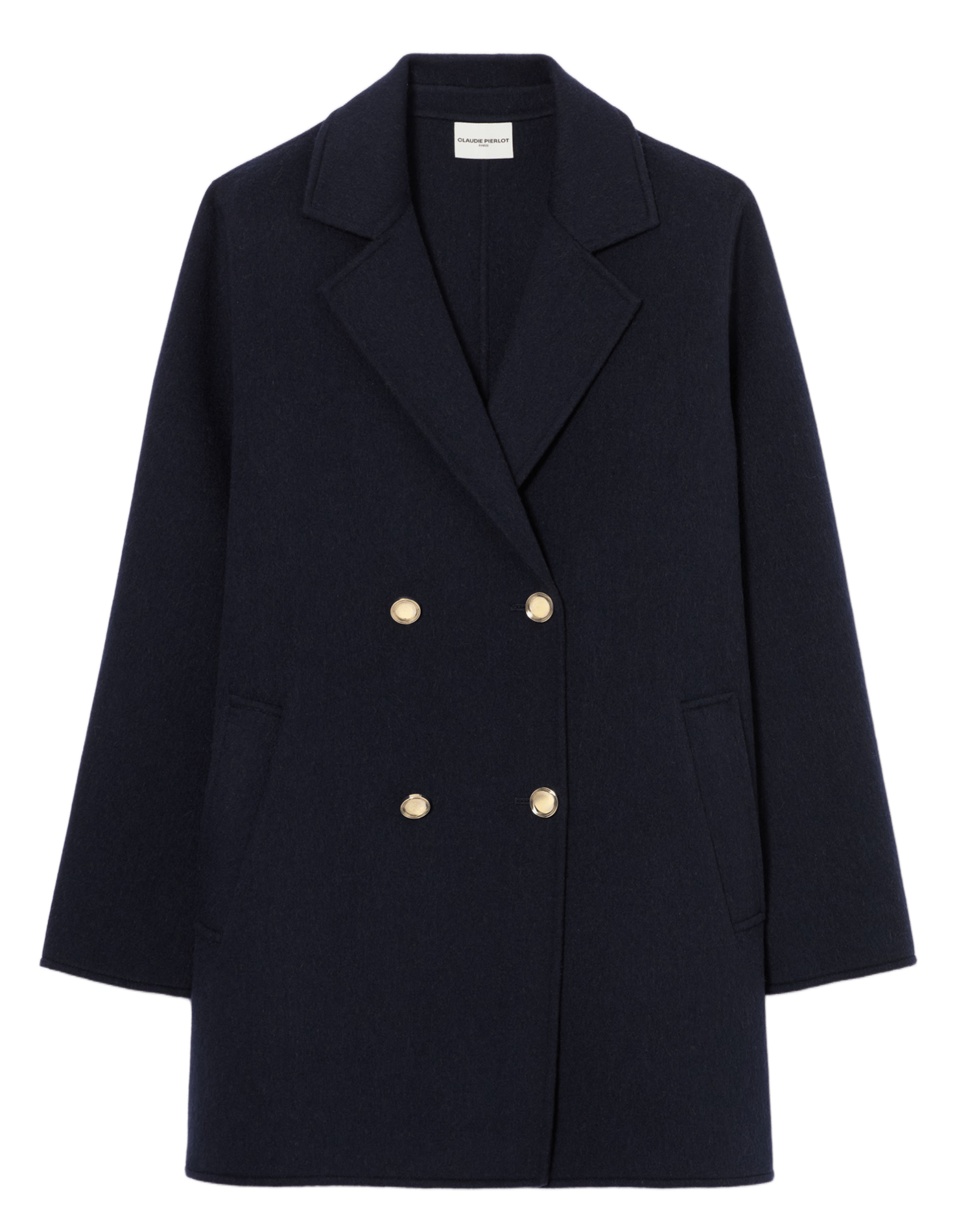 Straight coat CLAUDIE PIERLOT Blue