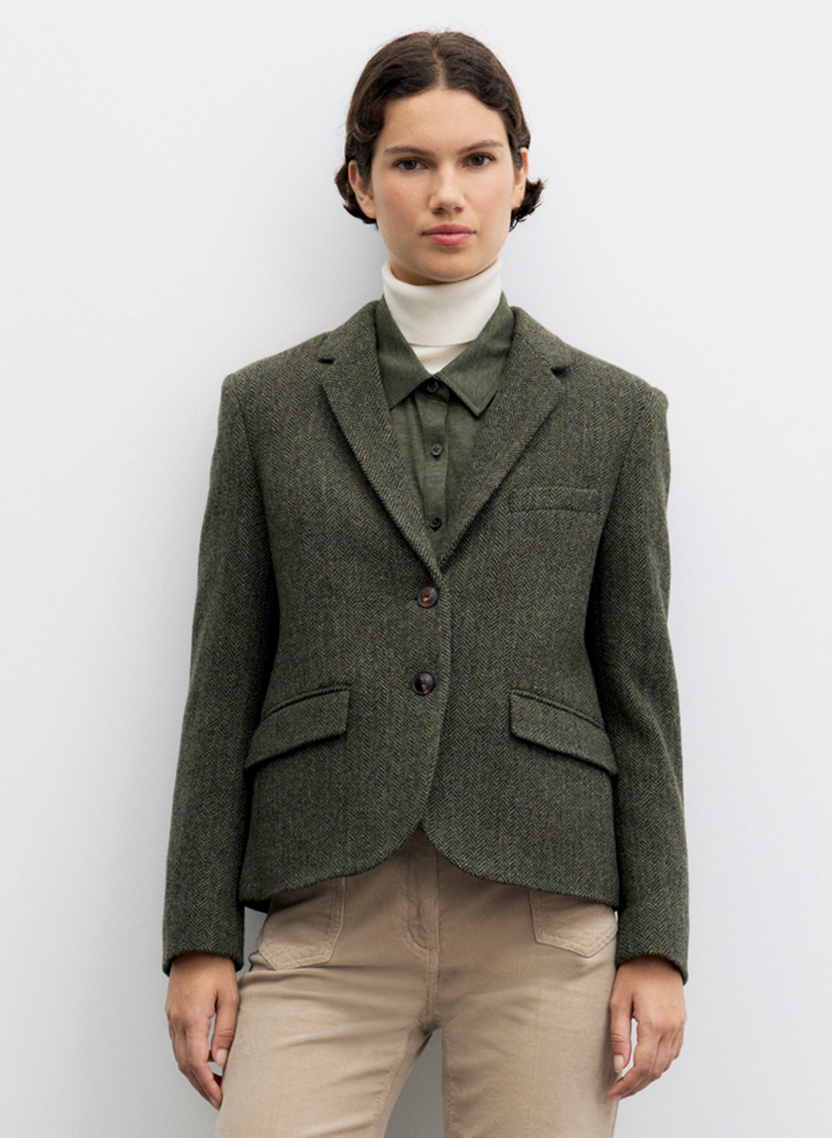Veste de tailleur droite en laine GERARD DAREL