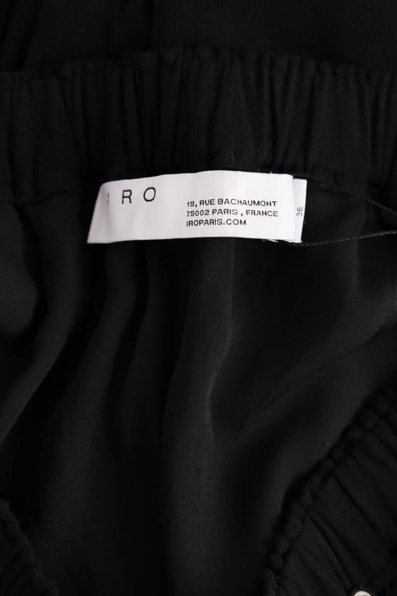 Straight-leg pants IRO - Seconde Main Black