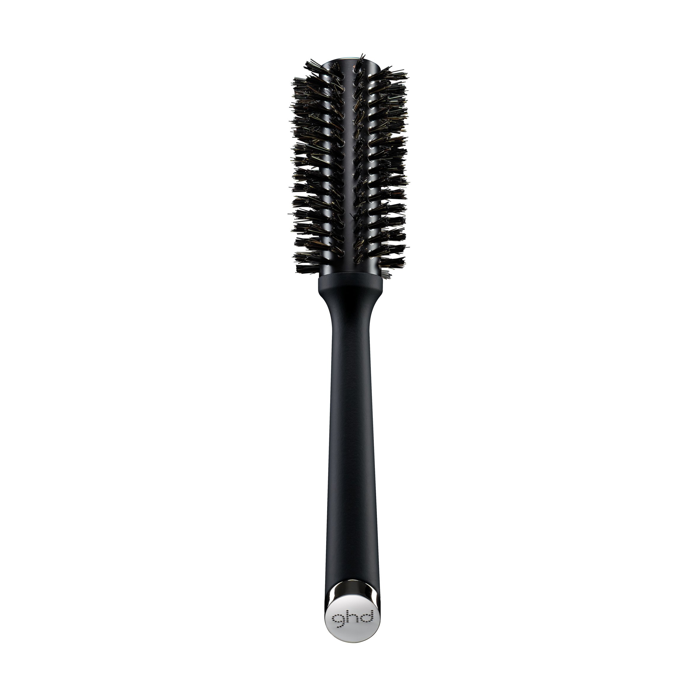 Round brush with natural bristles size 2 GHD Noir
