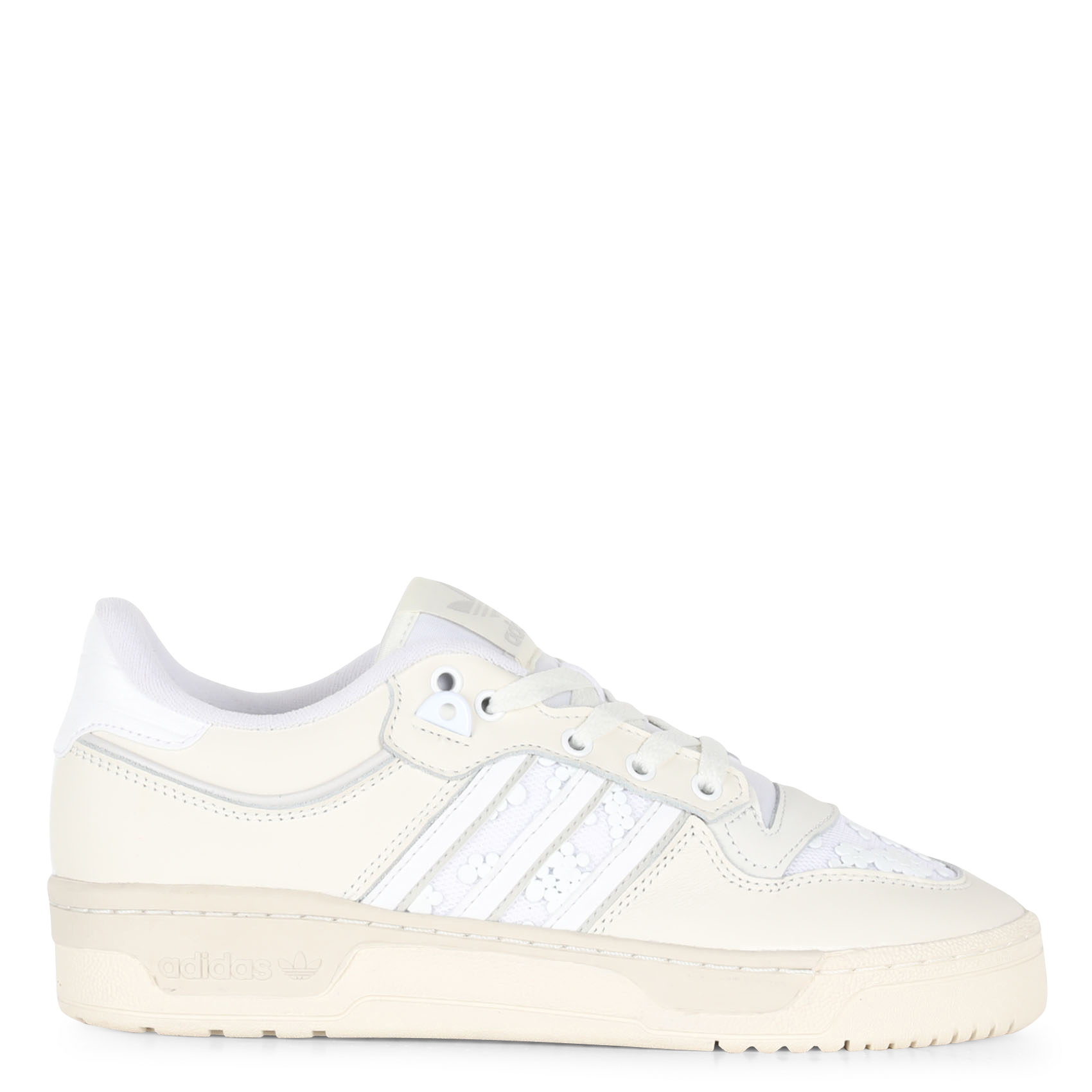 Baskets basses en cuir ADIDAS Beige