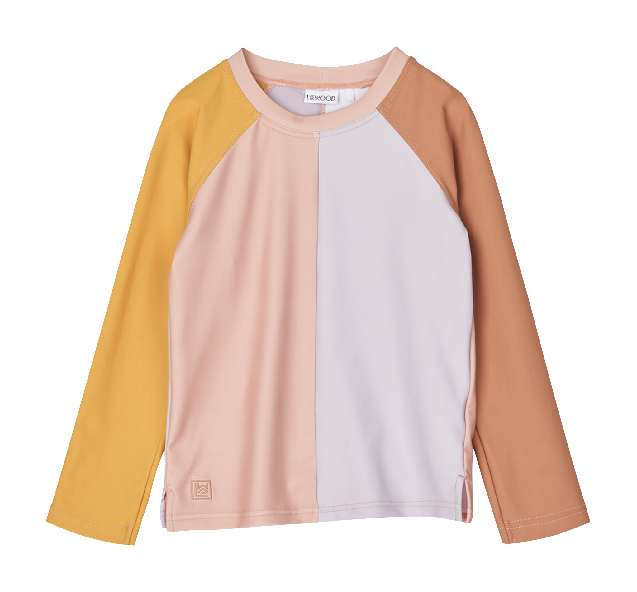 Round-neck printed swimming t-shirt LIEWOOD Yellow