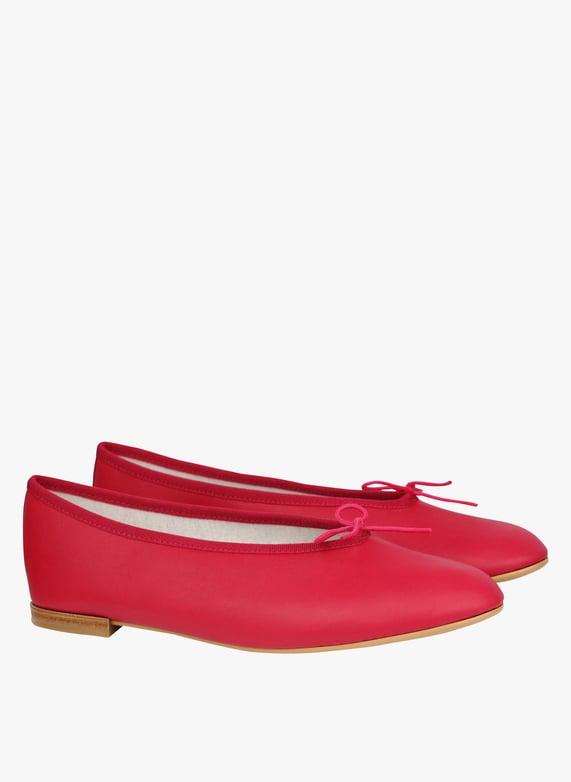 Ballerines En Cuir Lilouh Raspberry Repetto Femme V4096VE 1448 RASPBERRY Place des Tendances Belgique