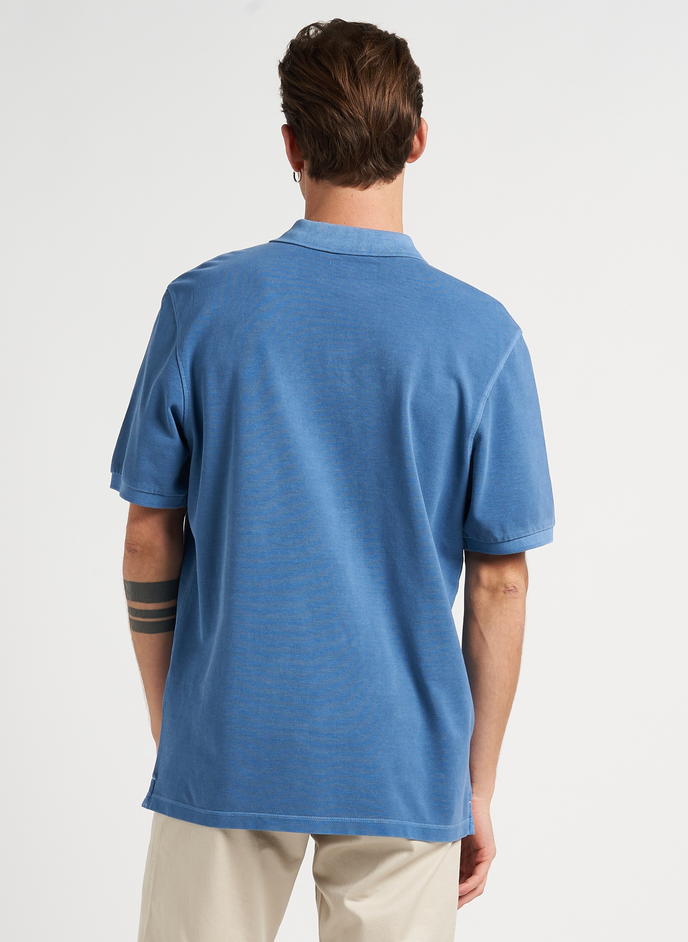 Regular-fit polo van biokatoen MARC O'POLO Blauw