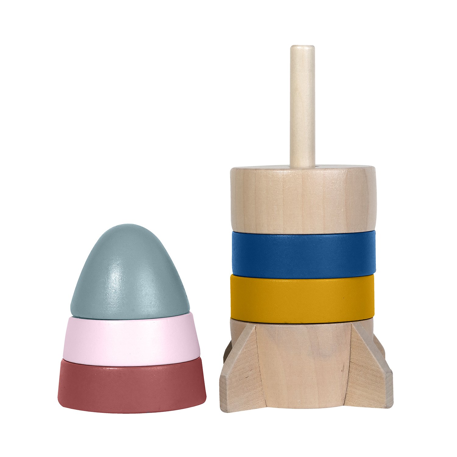 Rocket stacking tower KINDSGUT Multicolored