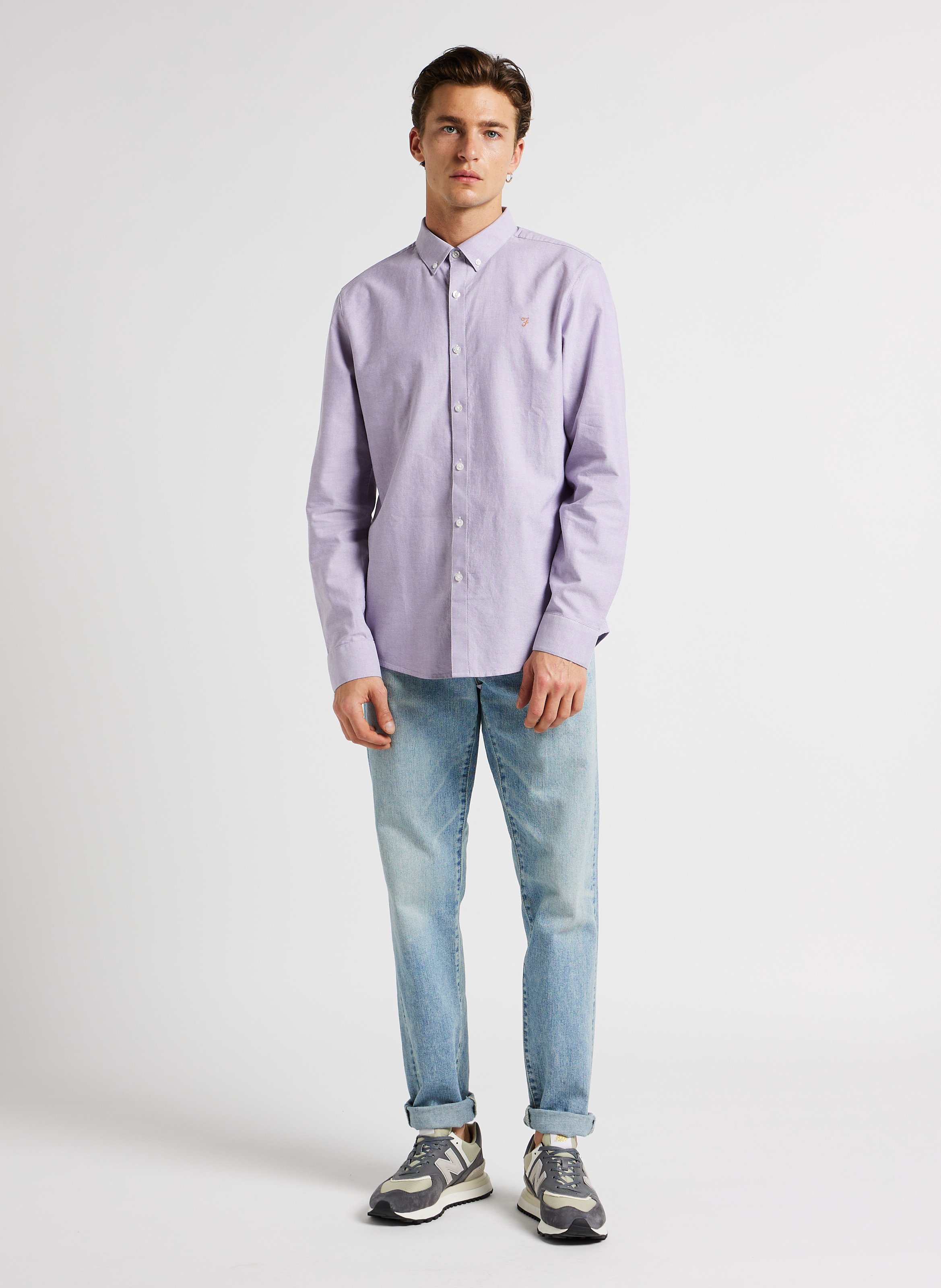 Tapered cotton jeans EDWIN Blue