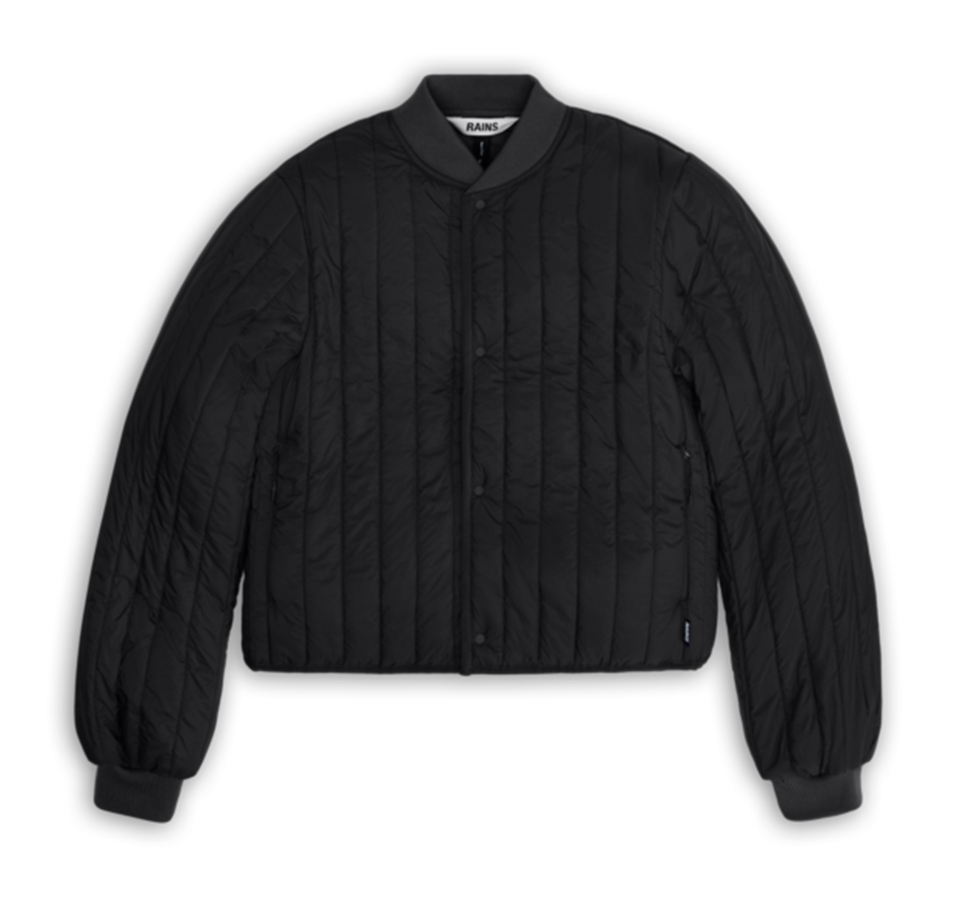 Straight jacket with teddy collar RAINS Black