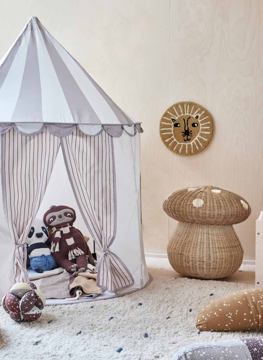 Wool wall tapestry OYOY LIVING DESIGN Brown