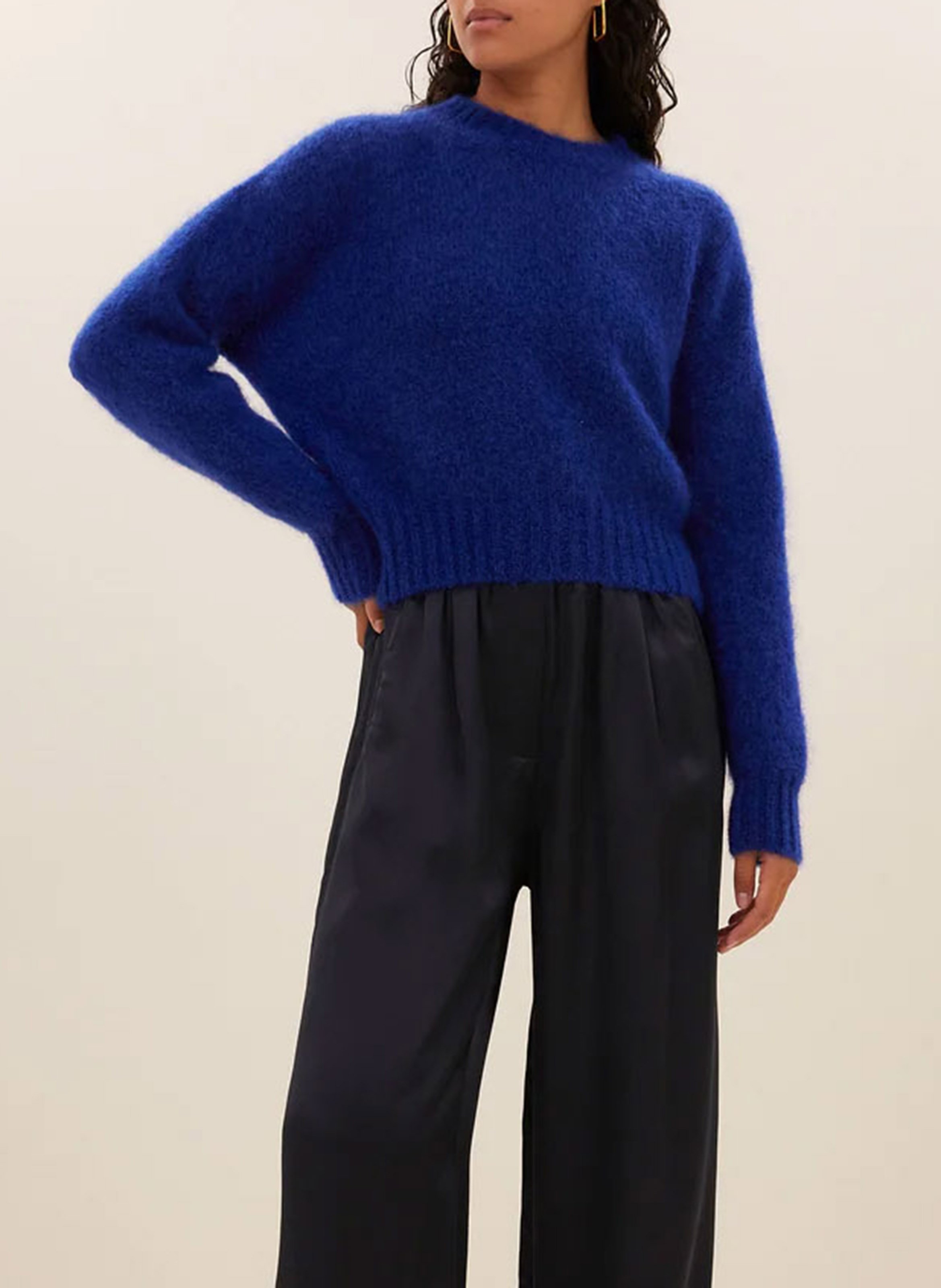 Wide cotton trousers  BY BAR Blue