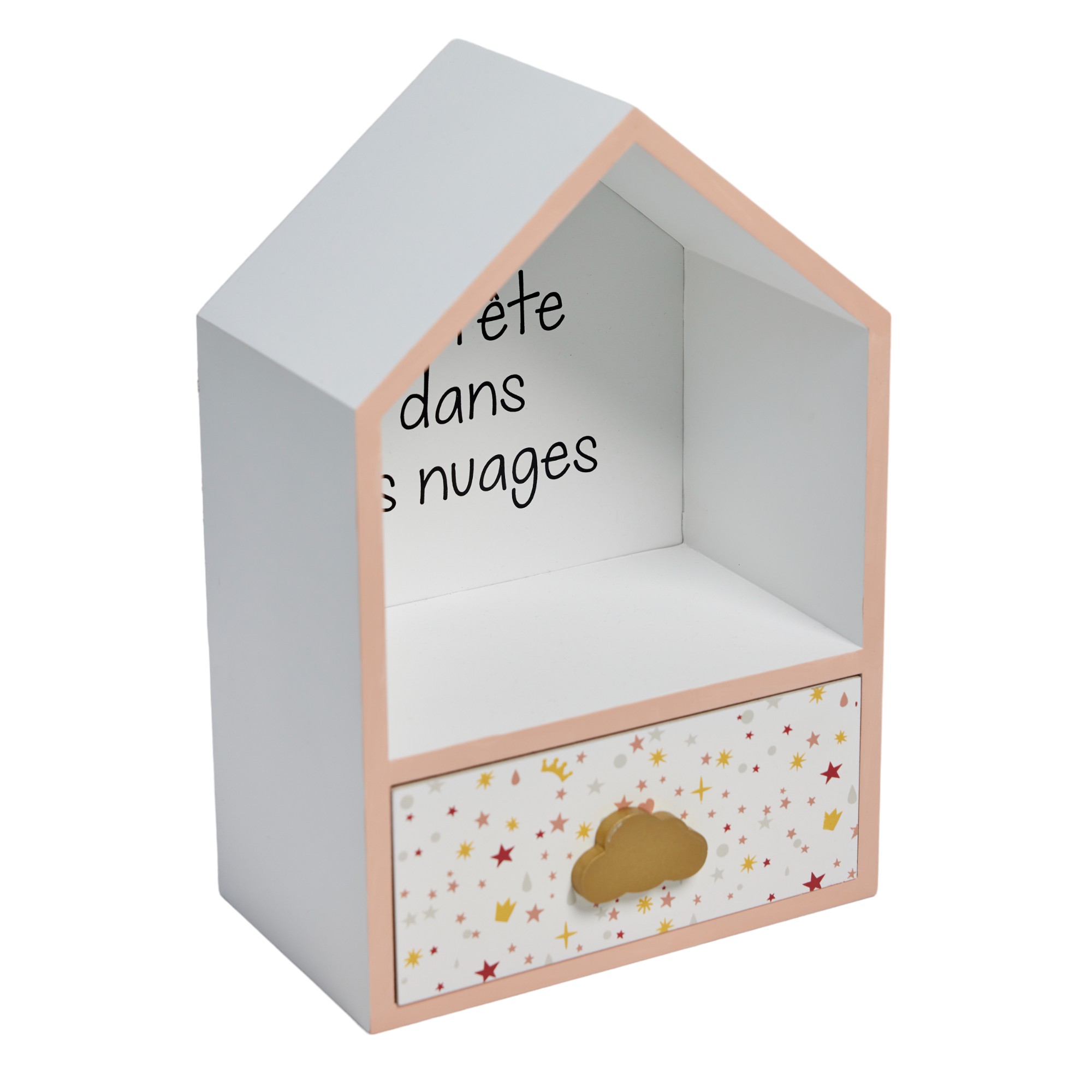 Children's secret box in MDF White