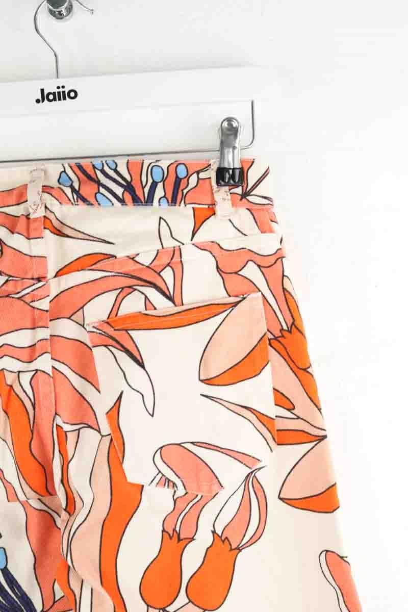 Cotton straight jeans LA PRESTIC OUISTON- Seconde Main Orange