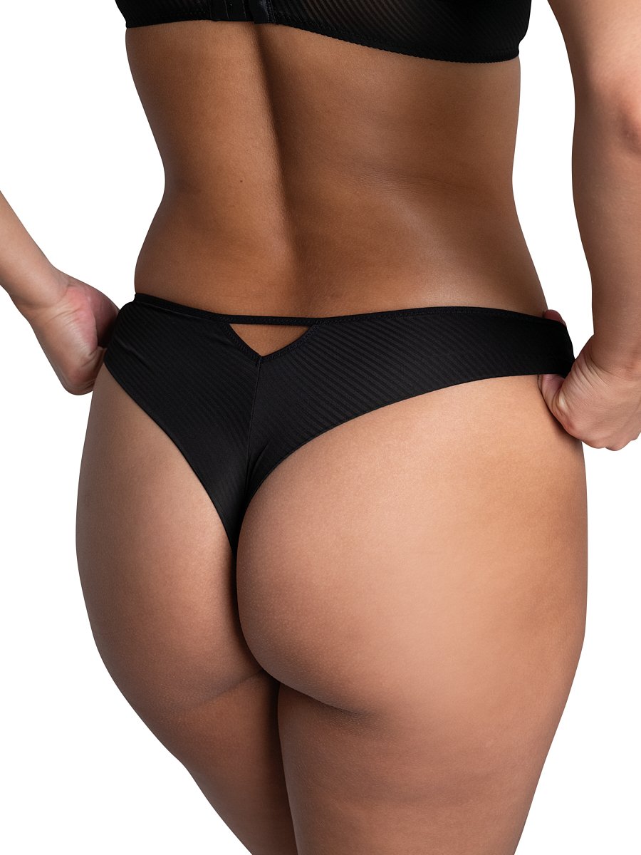 Cotton tanga PASSIONATA Black