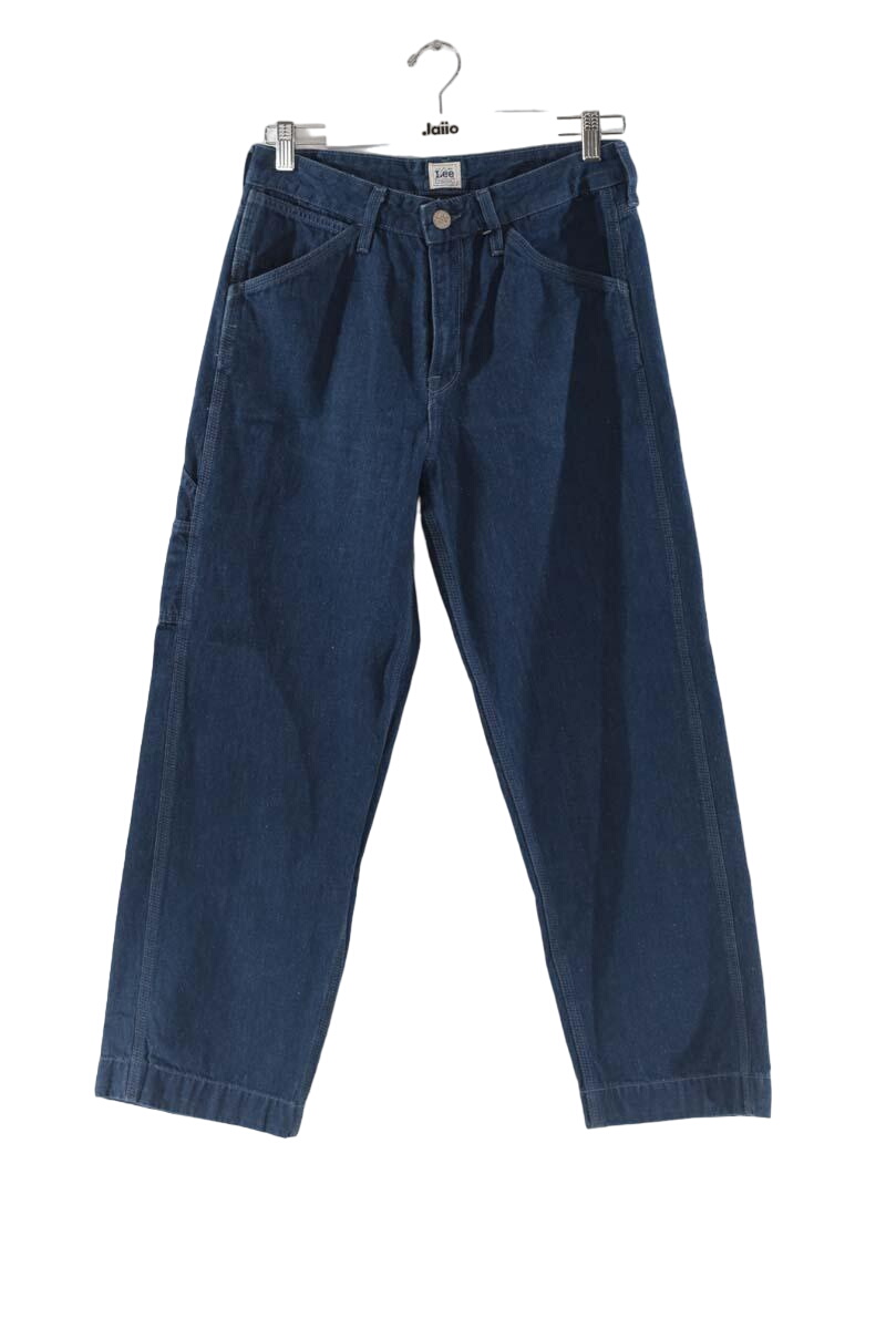 Wide leg cotton jeans LEE - Seconde Main Blue