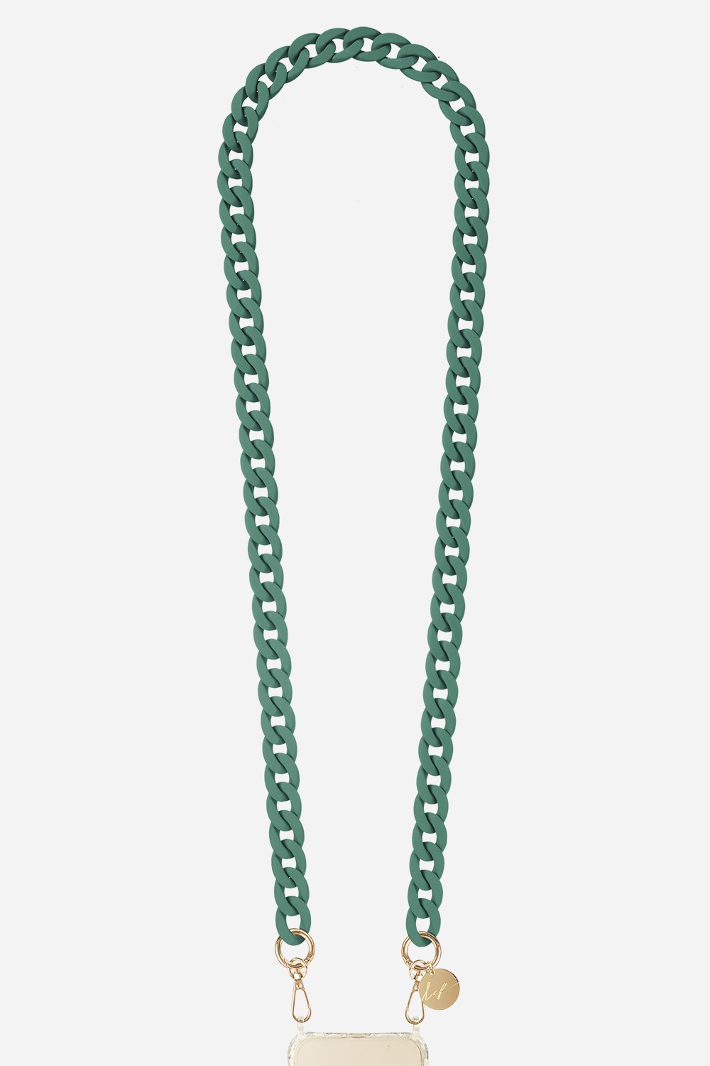 Resin phone chain LA COQUE FRANCAISE Green