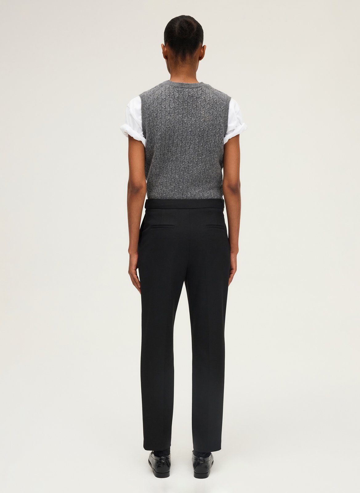 Carrot trousers PABLO Black