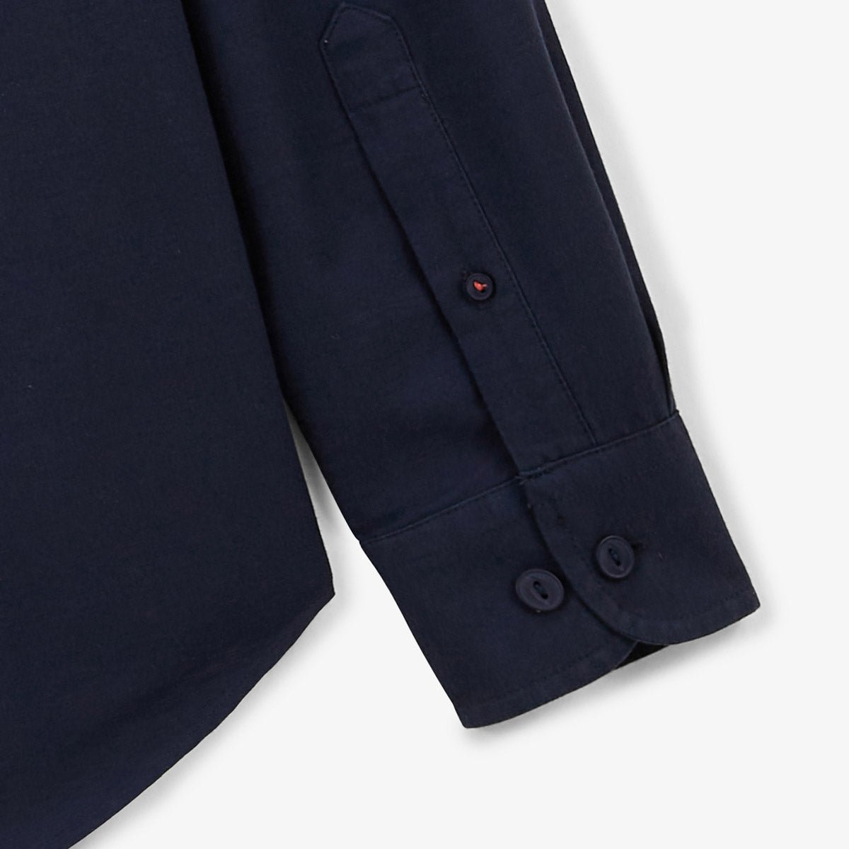 Long-sleeve solid oxford shirt SERGE BLANCO Blue