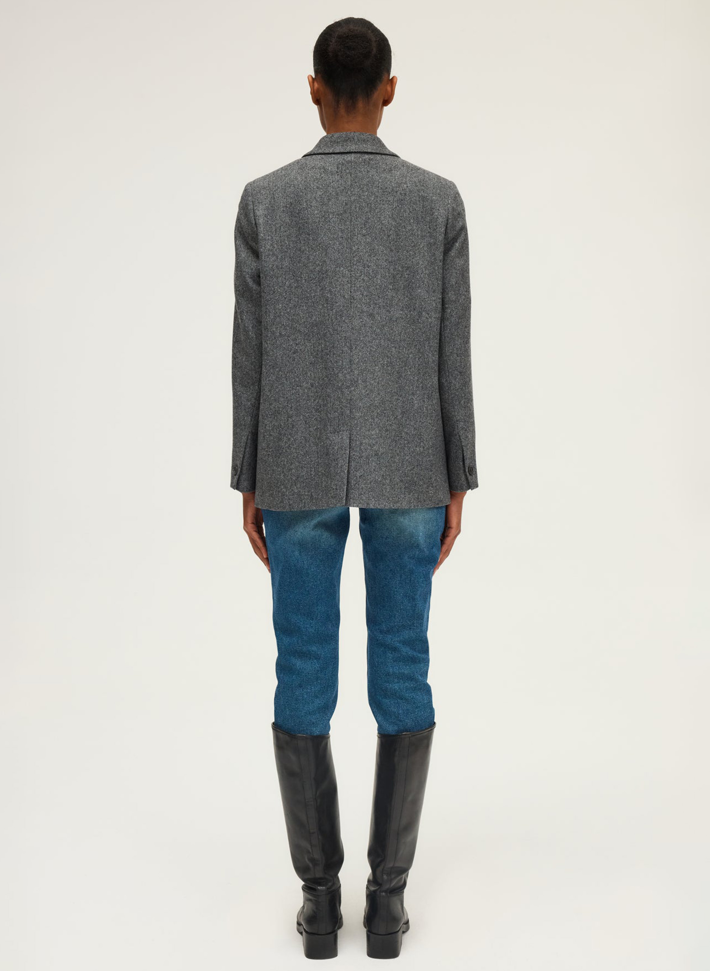 Wool-blend blazer PABLO Grey