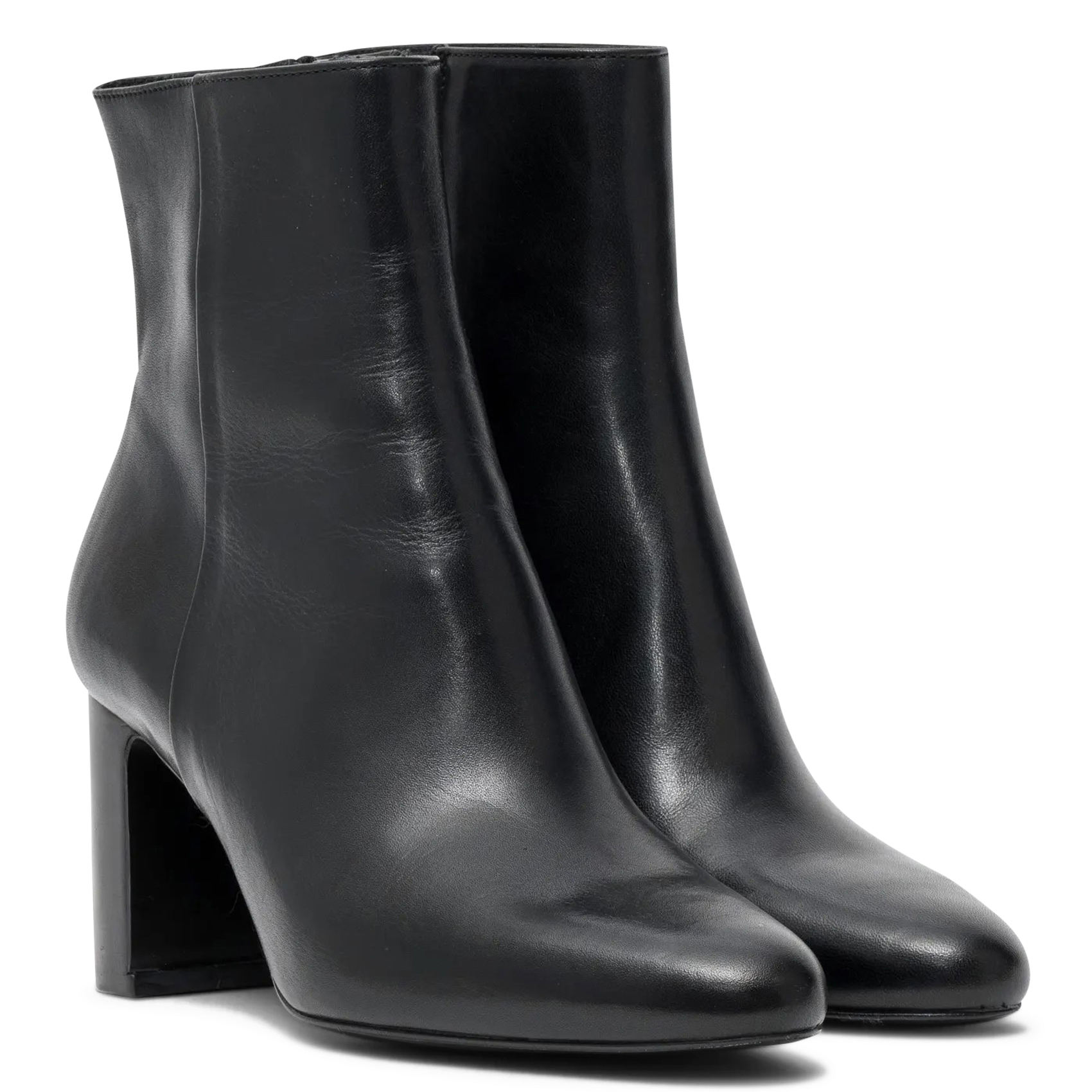 Bianca leather ankle boots BOCAGE Black