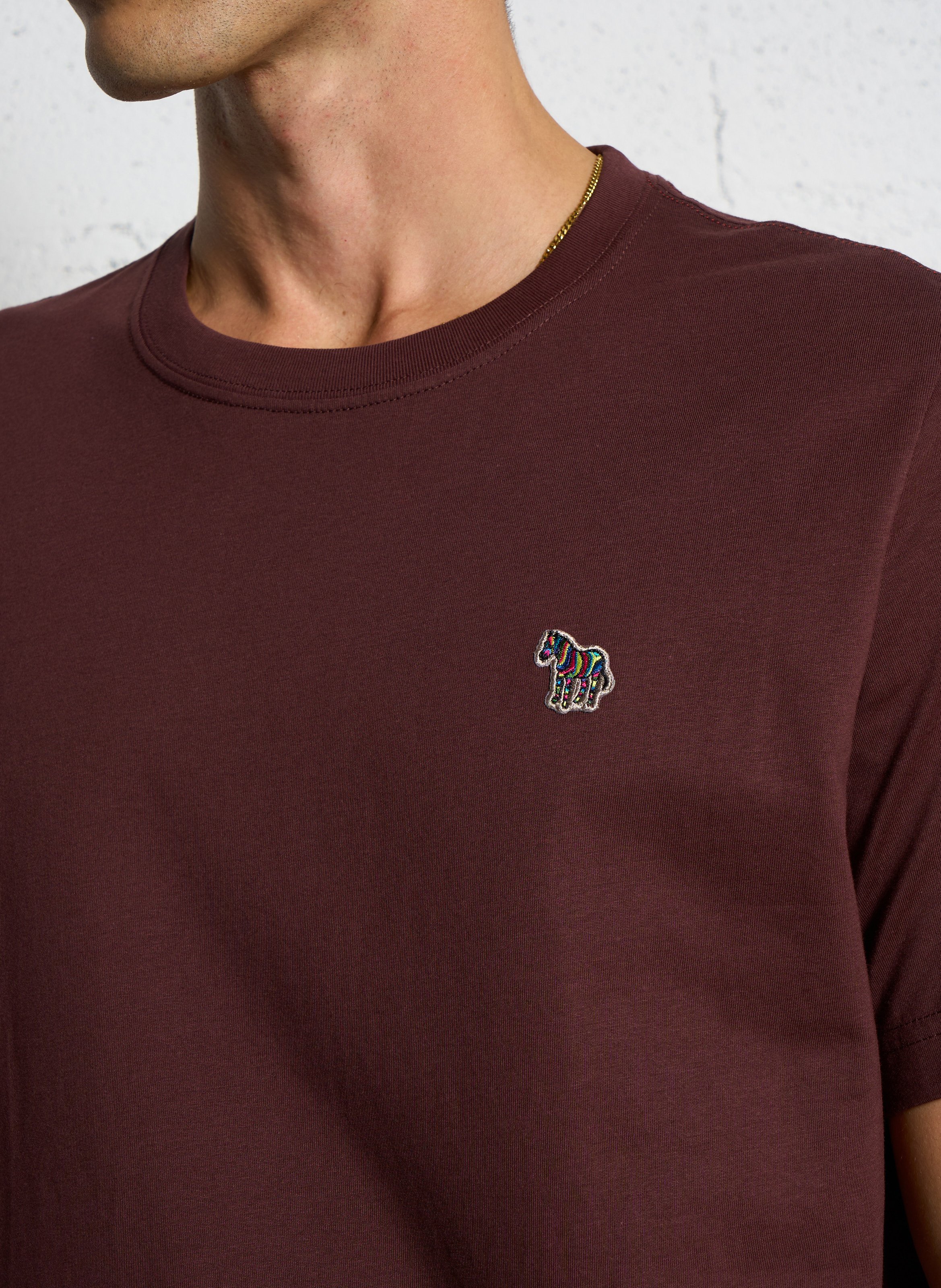 Round-neck organic cotton T-shirt PAUL SMITH Blue