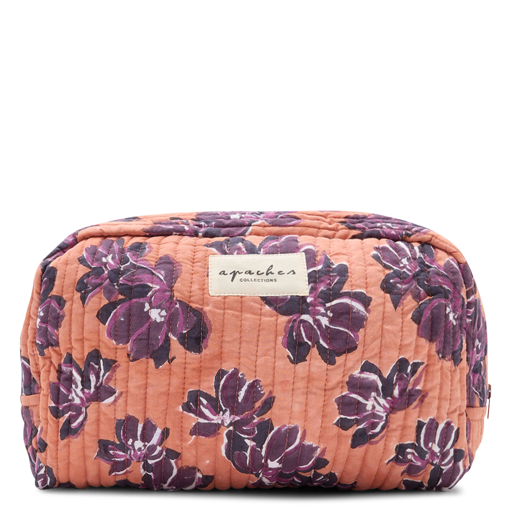 Printed cotton wash bag APACHES COLLECTIONS Orange