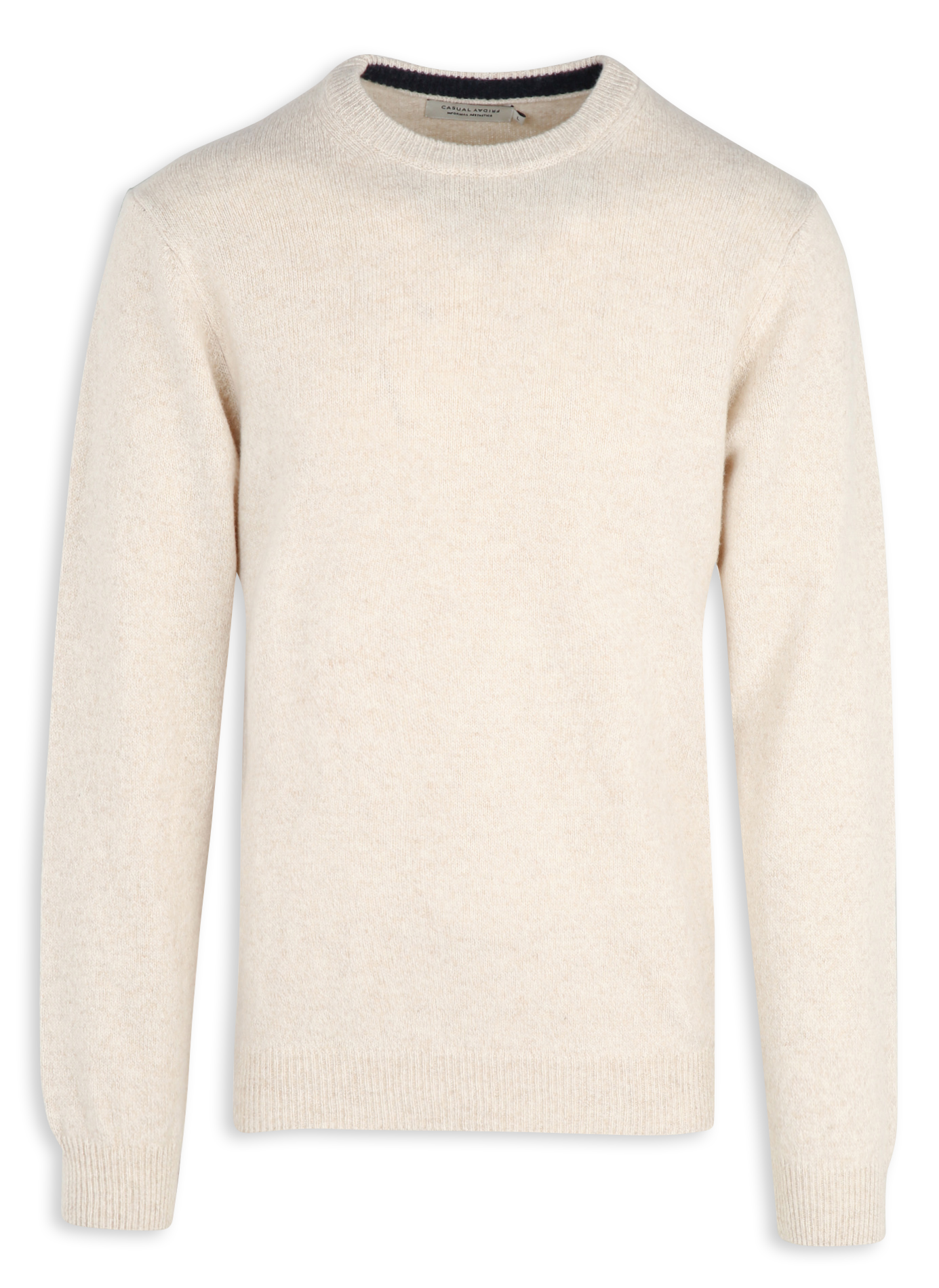 Alpaca wool sweater CASUAL FRIDAY Beige
