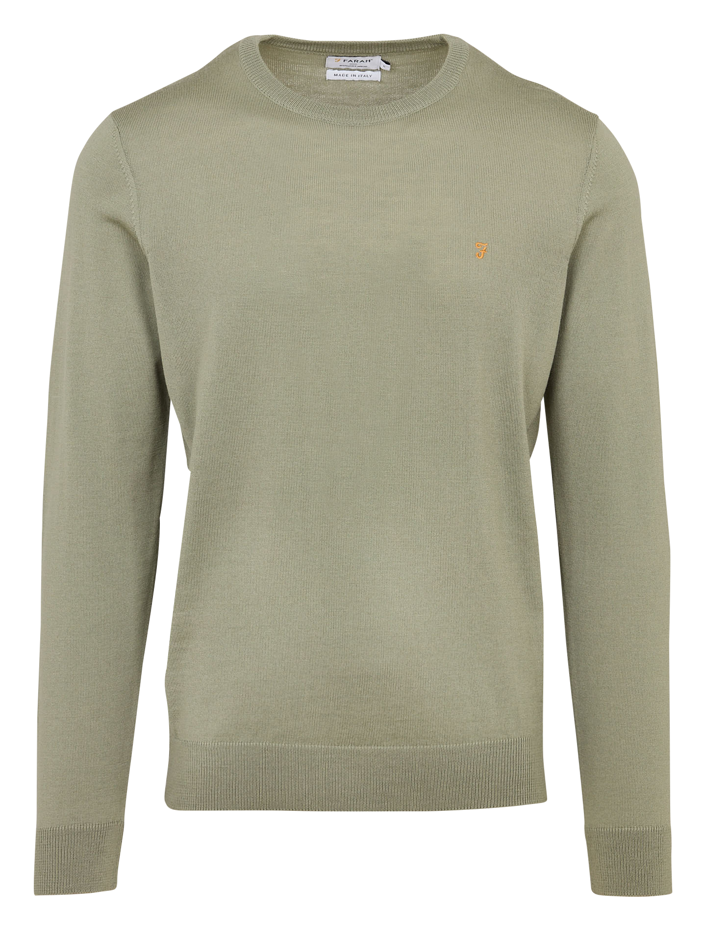 Pull regular en laine mérinos FARAH Vert