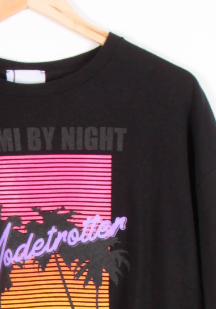 Tee-shirt MODETROTTER - Seconde Main Noir