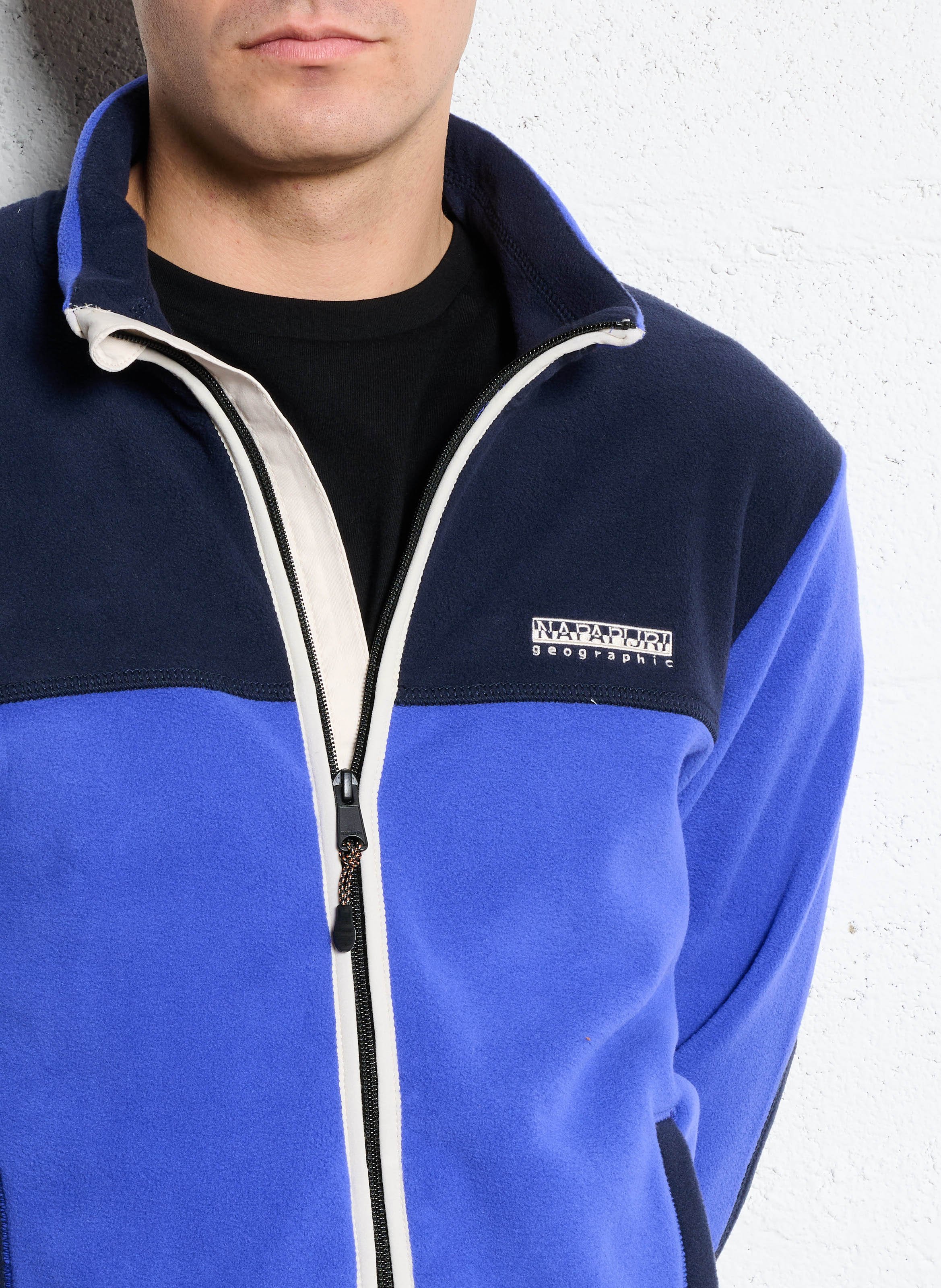 Polaire droite col montant NAPAPIJRI Bleu