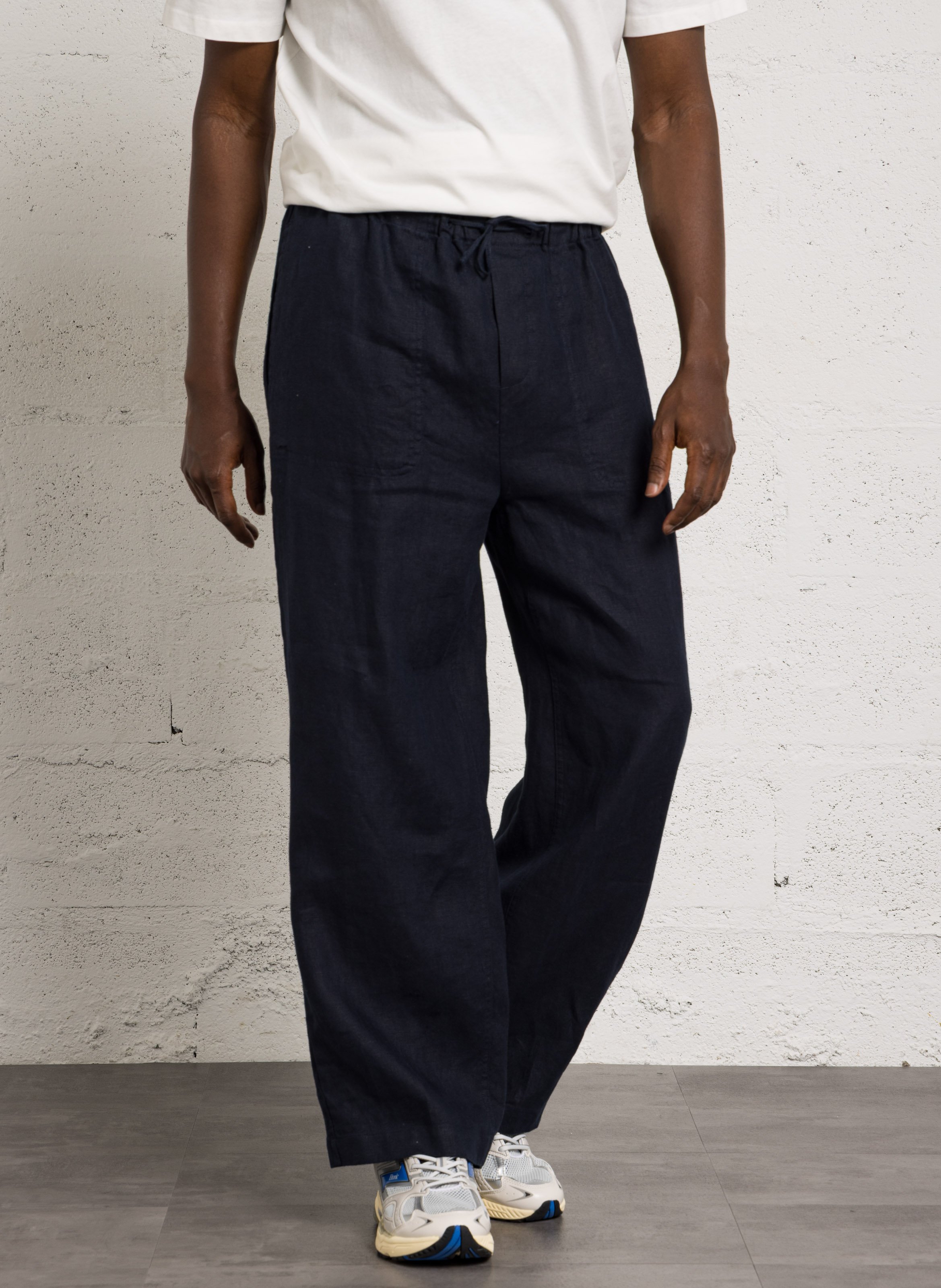 Pantalón ancho de lino CASUAL FRIDAY