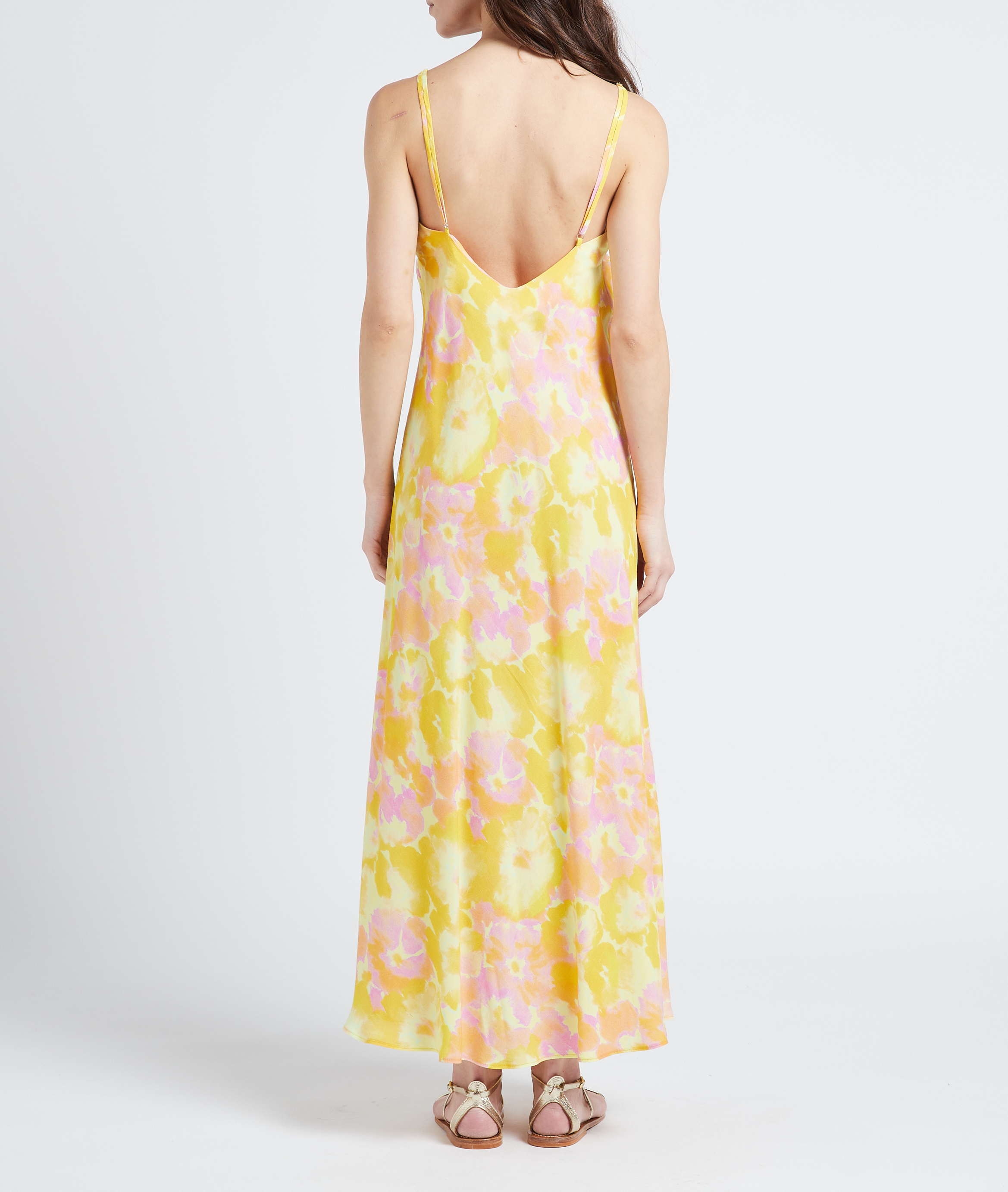 Long printed dress THE NEW SOCIETY Multicolored