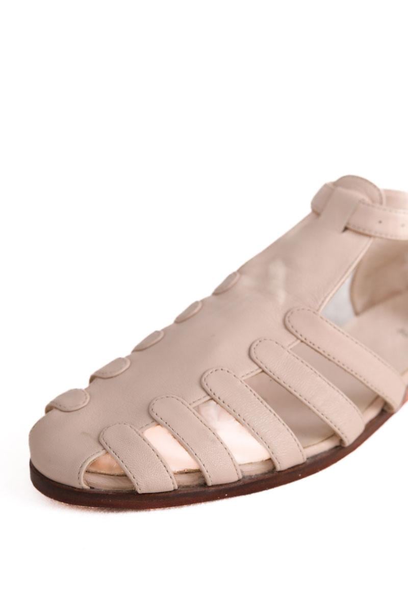 Faux leather sandals AGNES B. - Seconde Main Pink