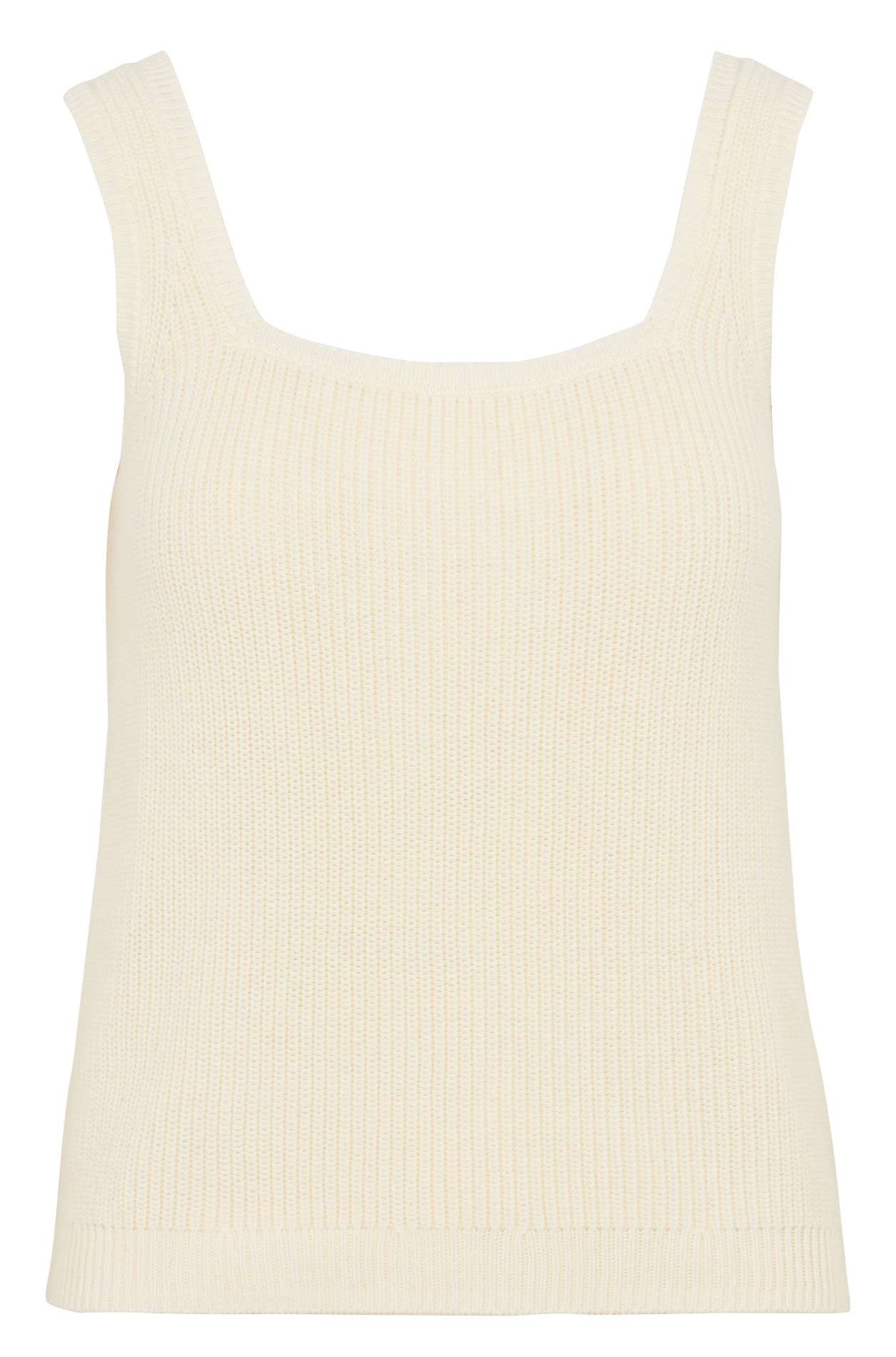 Top recto de punto MAISON 123 Beige