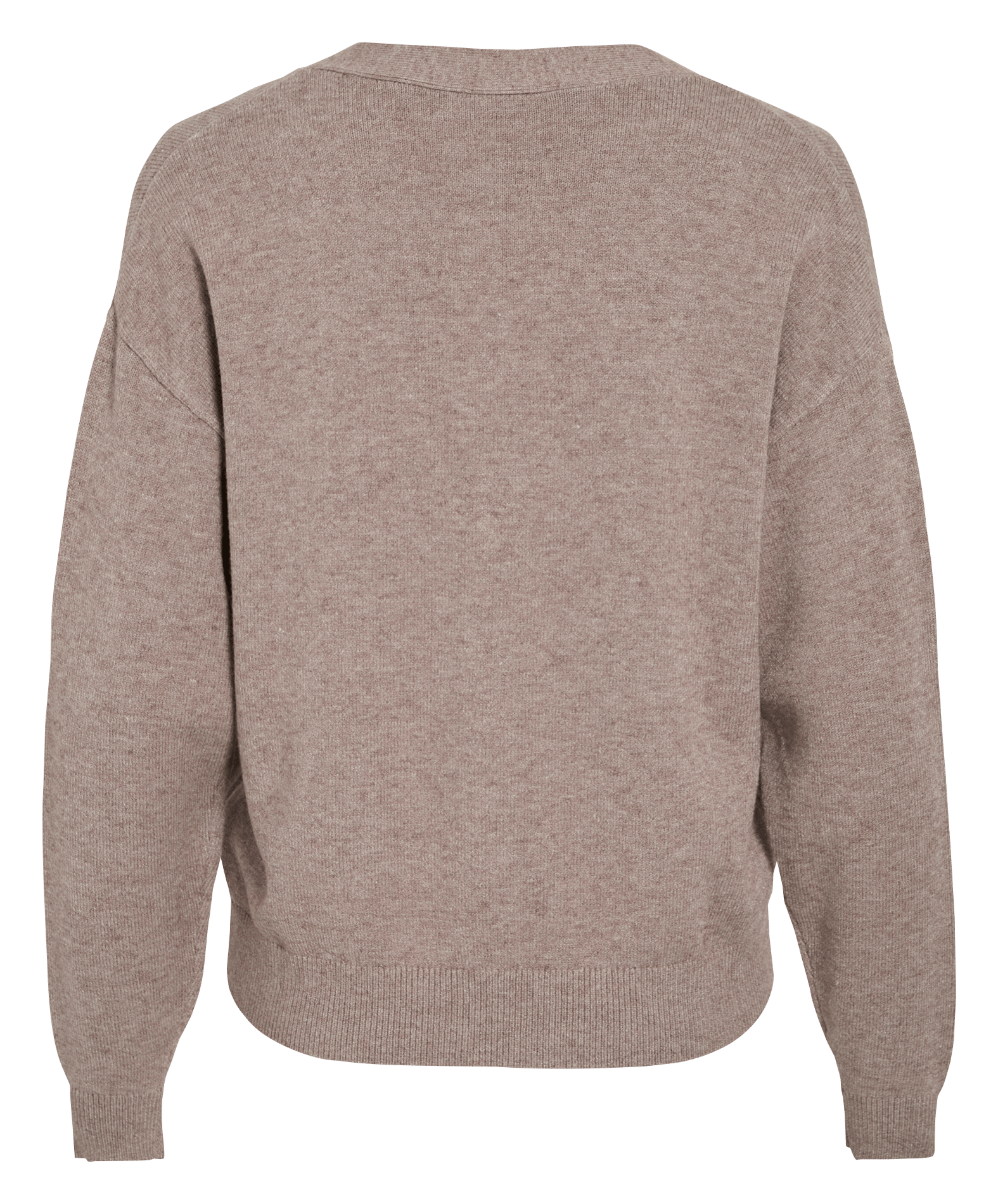 Shawl-collar cardigan VILA Brown