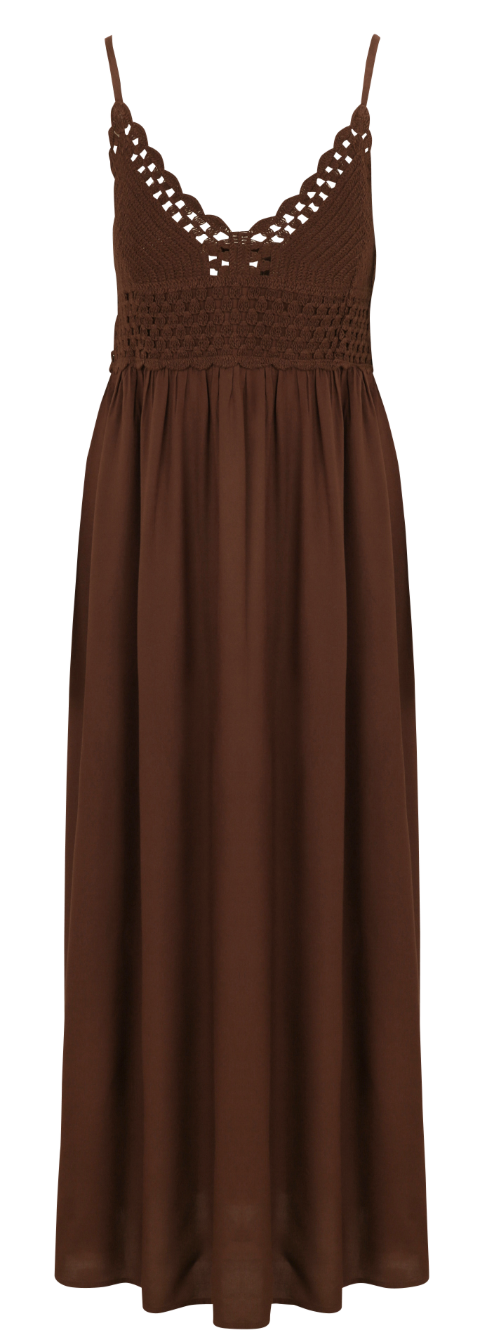 V-neck cotton midi dress MAISON 123 Beige