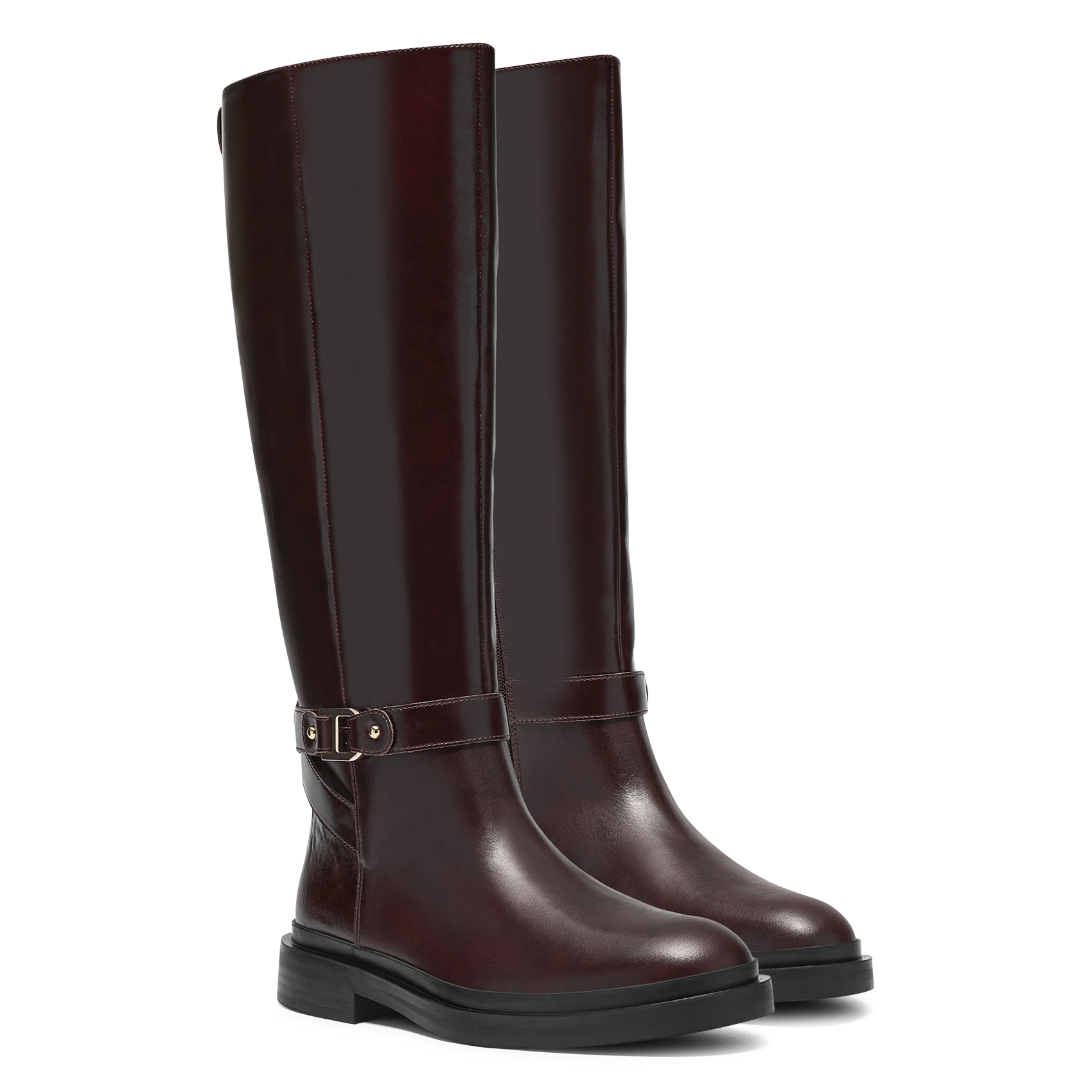 Bottes en cuir CLARKS Marron