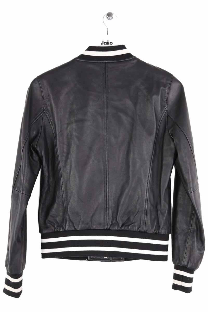 Regular-fit organic cotton jacket with sherpa collar MICHAEL KORS - Seconde main Black