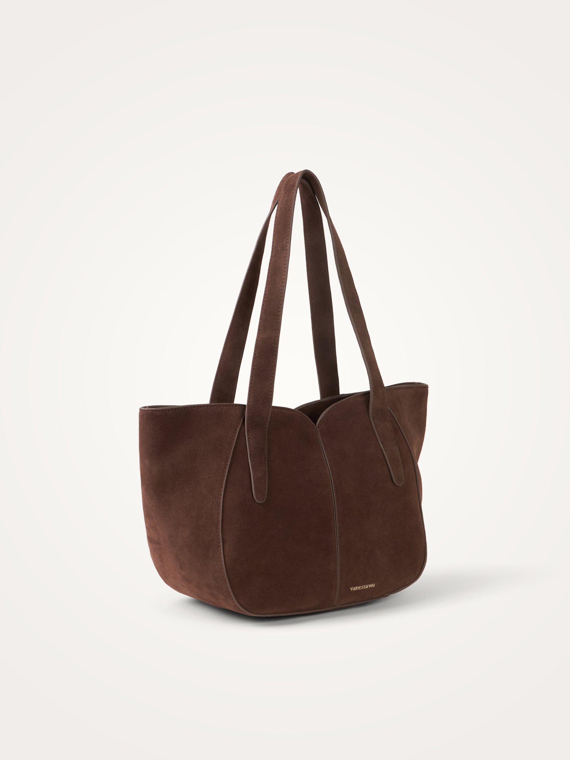 Bag with handles and shoulder strap VANESSA WU Brown