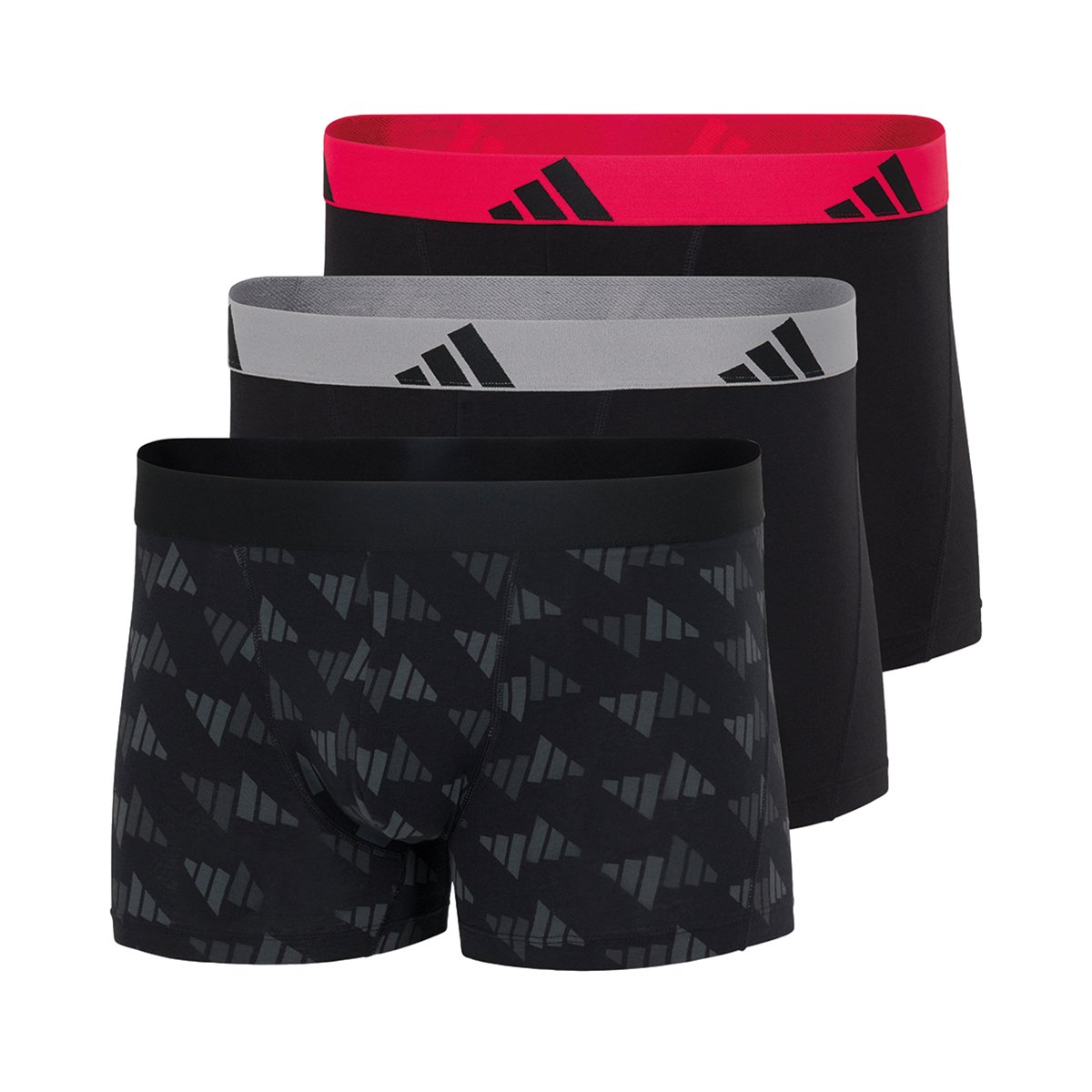 Pack of three boxer shorts ADIDAS UNDERWEAR Black