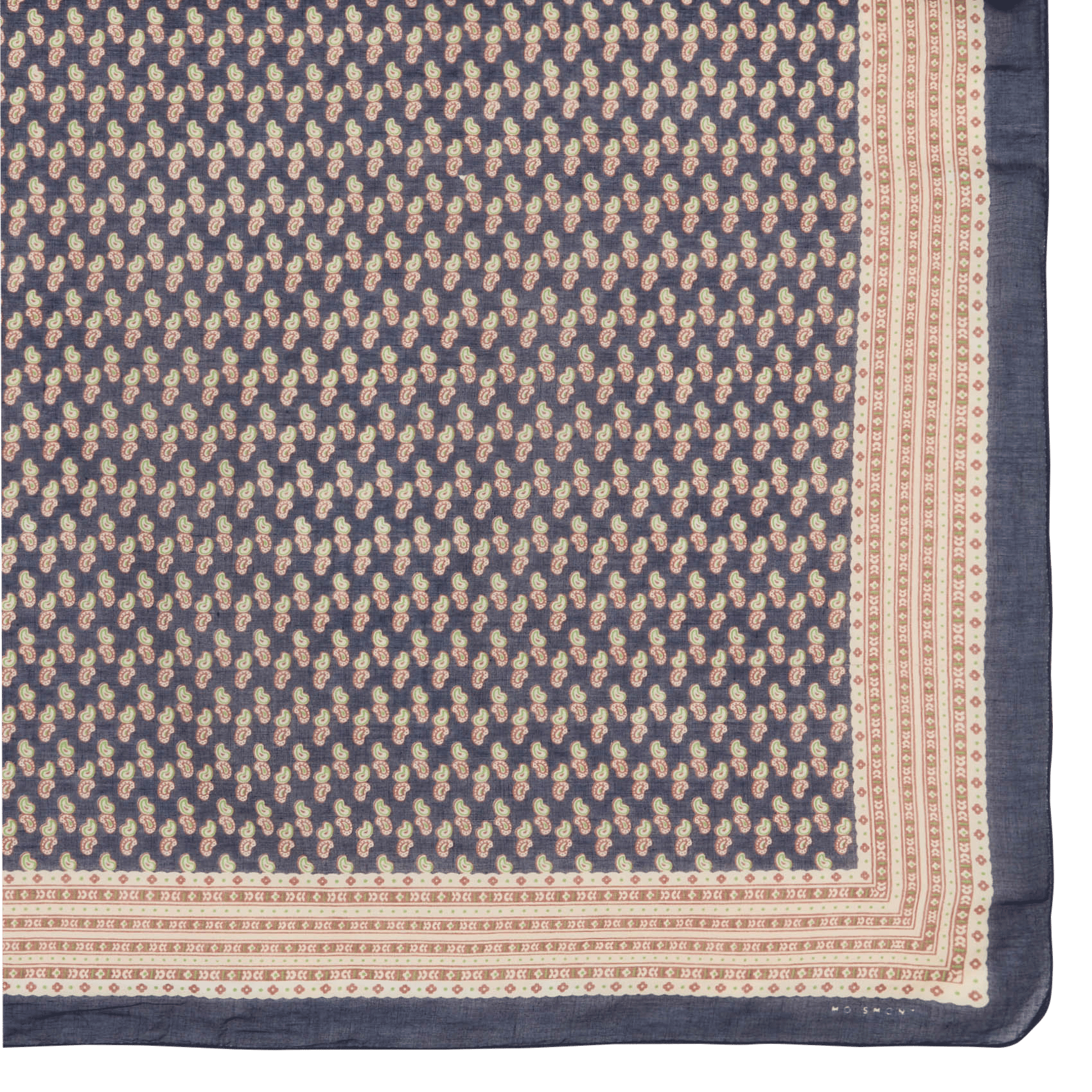 Foulard en coton MOISMONT Bleu
